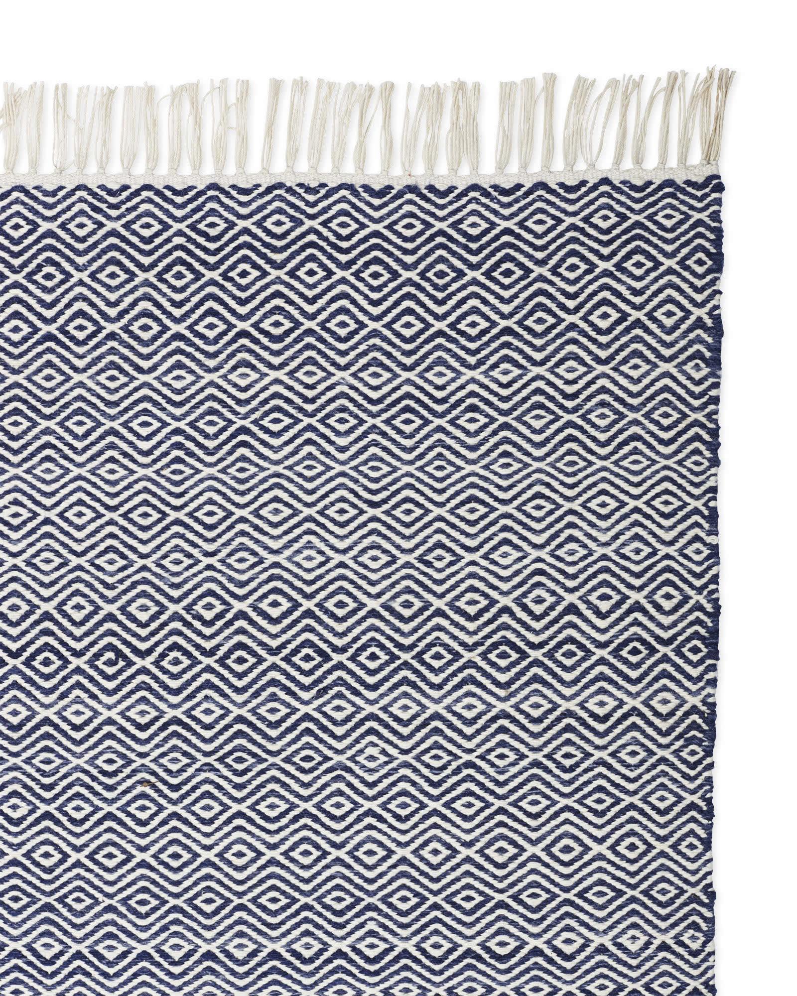 NEW Serena & Lily Shasta Rug outlet (3.5’ x 9’)-Navy