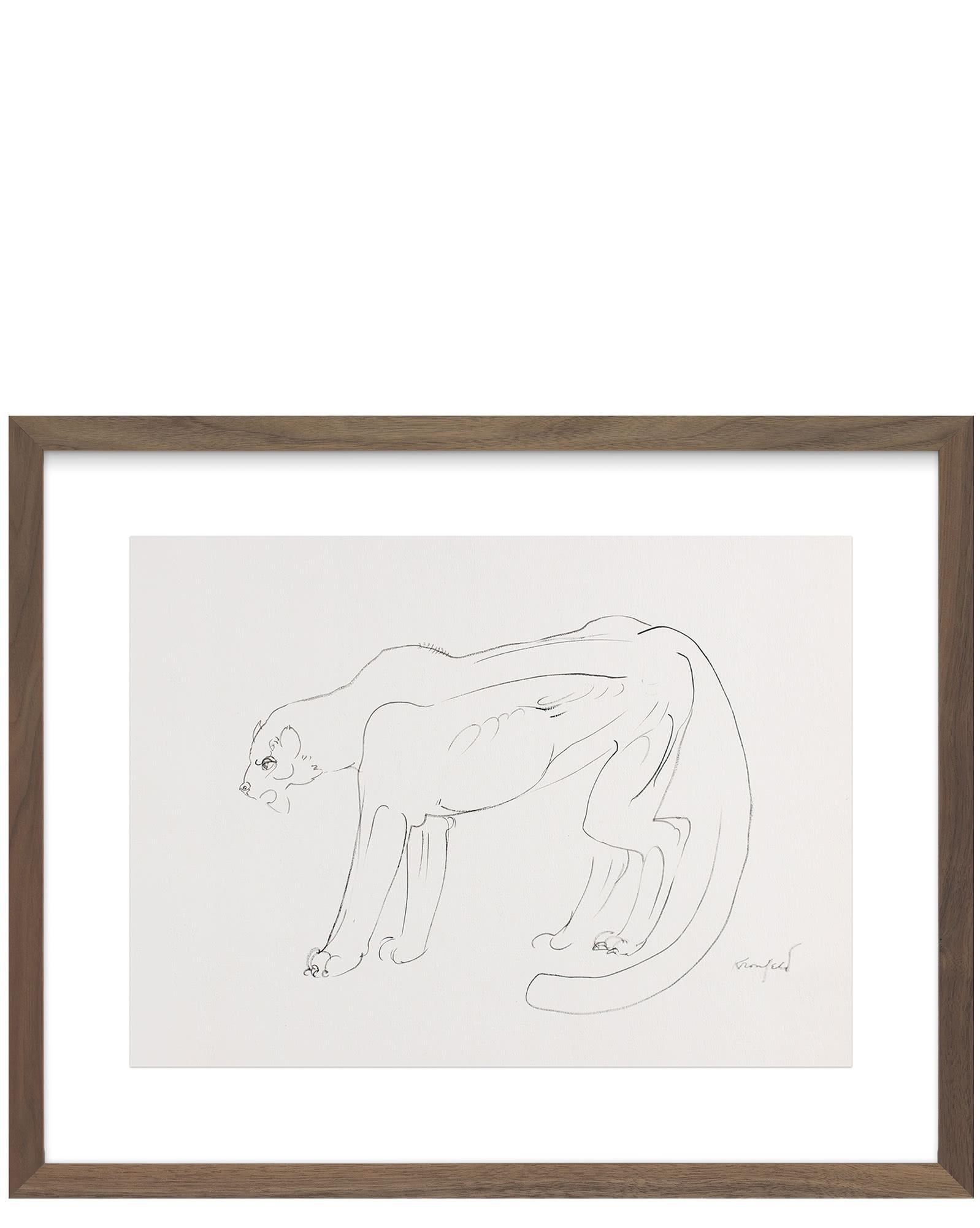 "Kalahari Vintage Panther" by Morris Kronfeld Serena and Lily