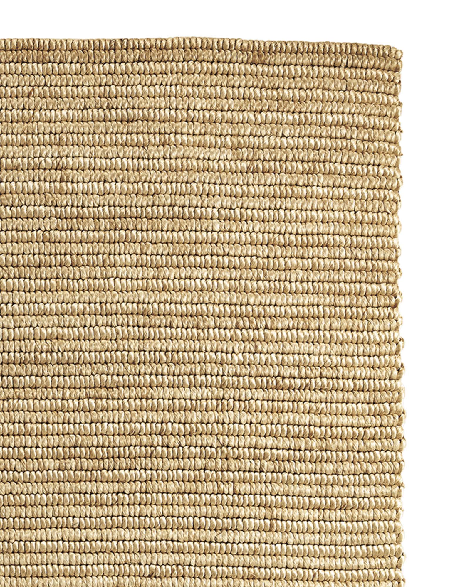 Braided Abaca Rug Swatch Natural Serena and Lily
