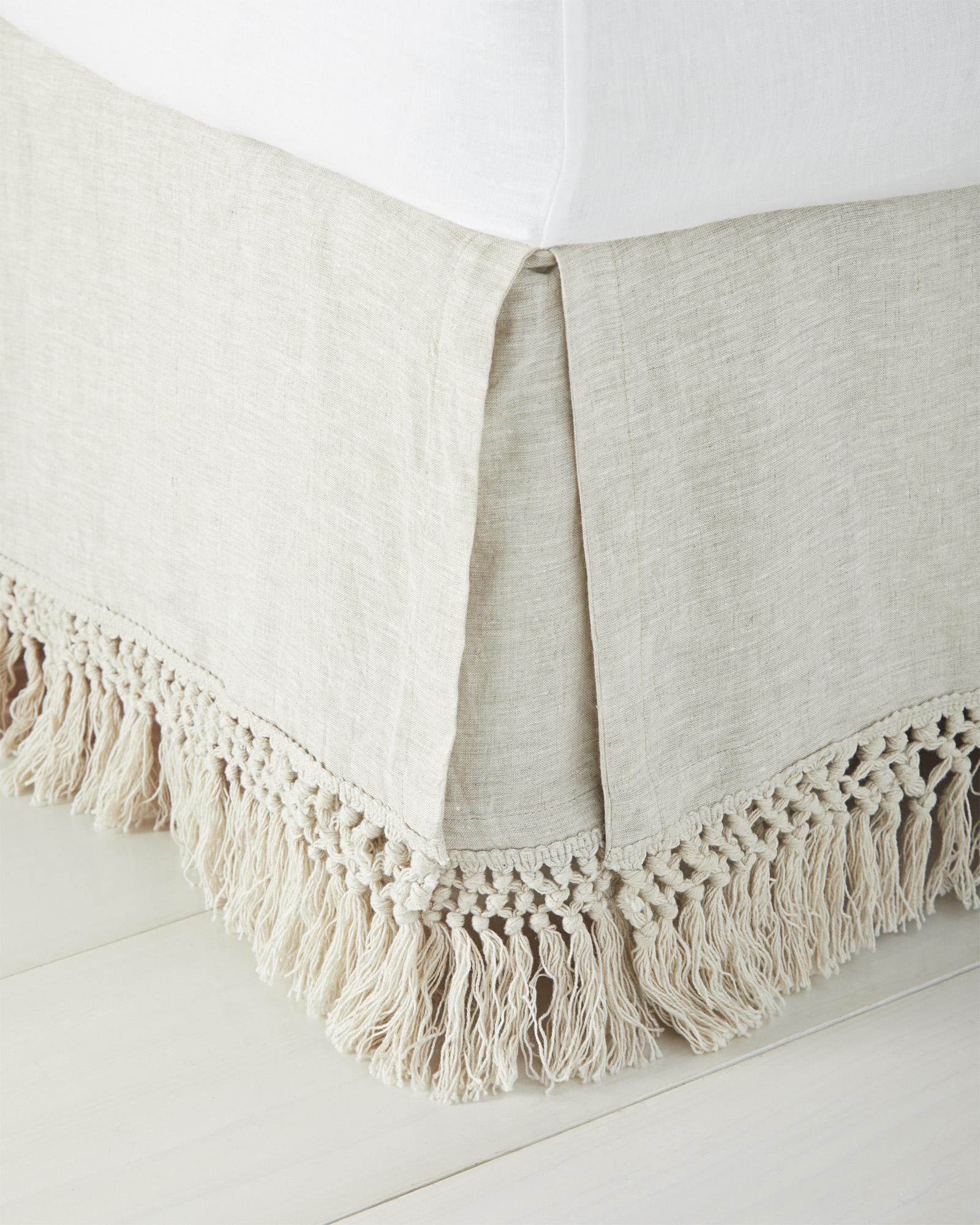 Macramé Bedskirt | Serena and Lily