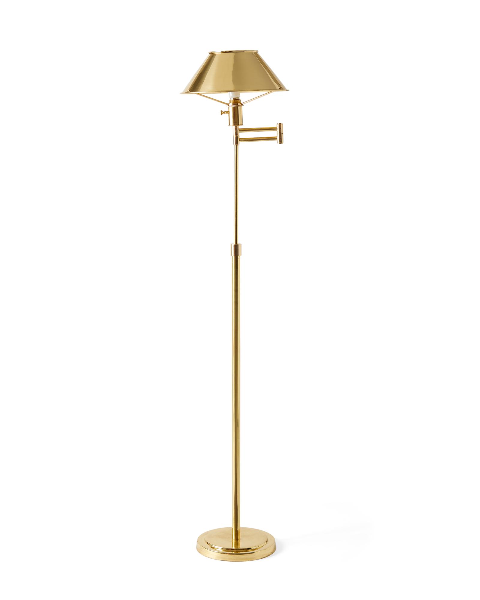 Swing arm floor deals lamp