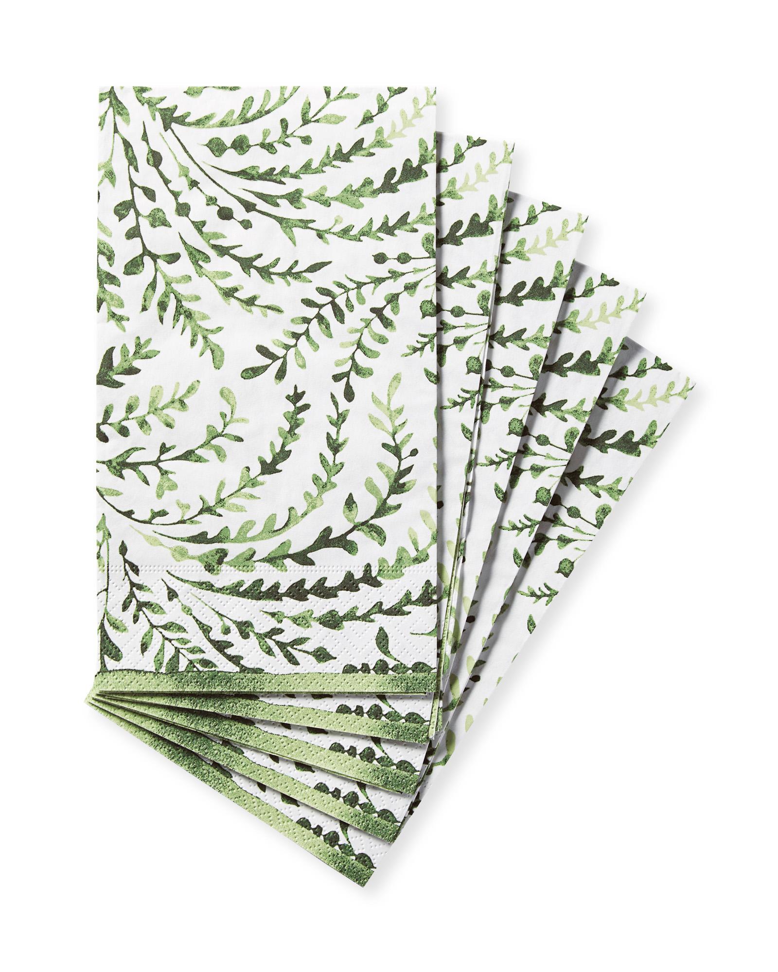 Priano Napkins - Green | Serena and Lily