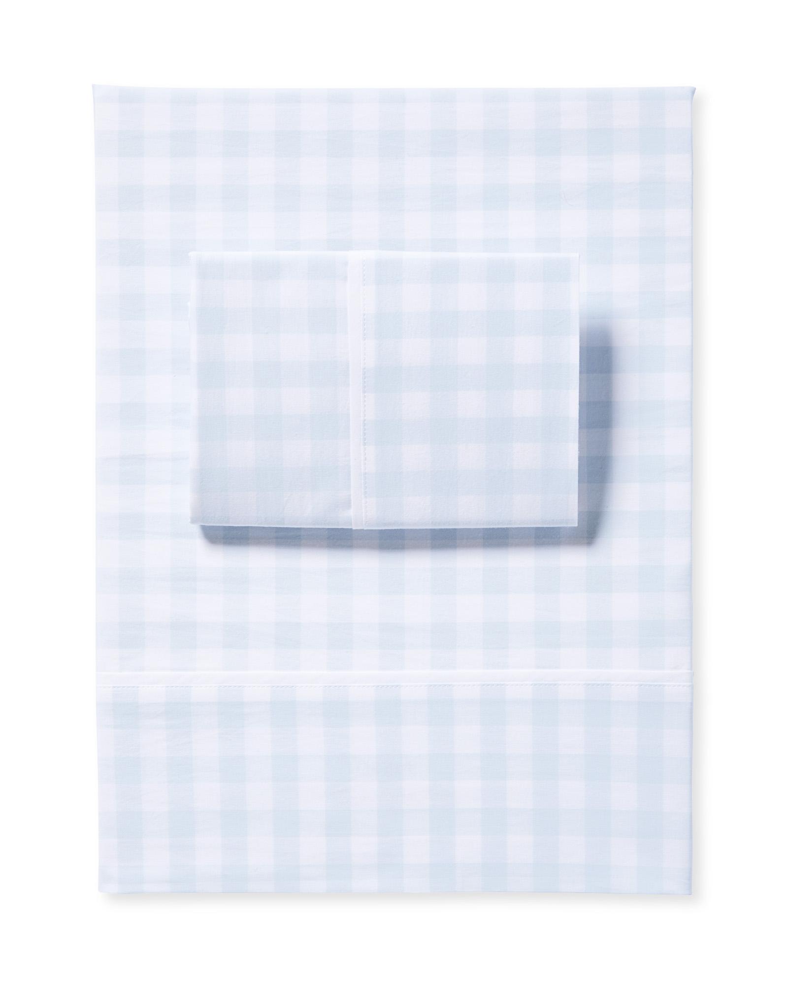 Gingham Percale Sheet Set