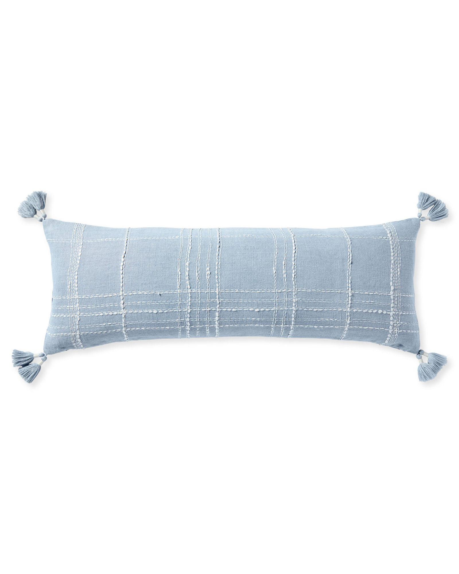 Thin long clearance pillow