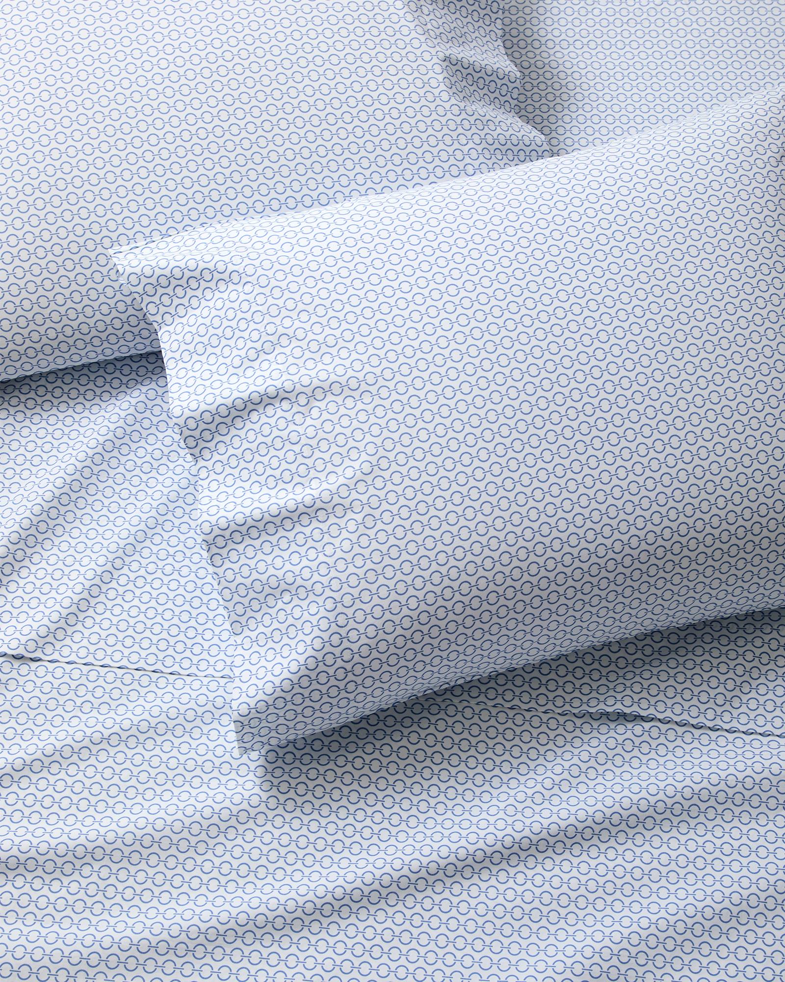 Classic Ring Percale Sheet Set Serena and Lily