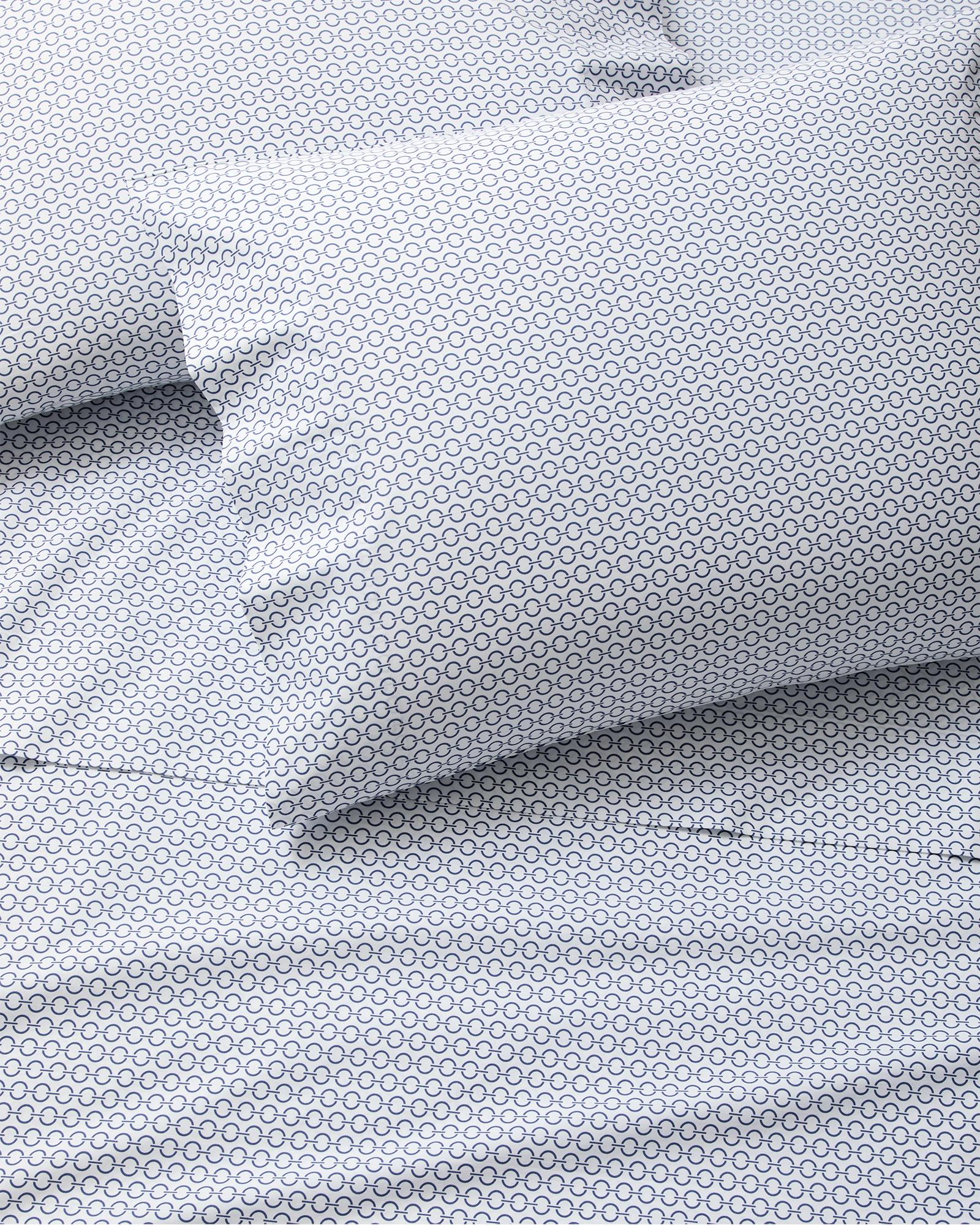 Classic Ring Percale Sheet Set Serena and Lily