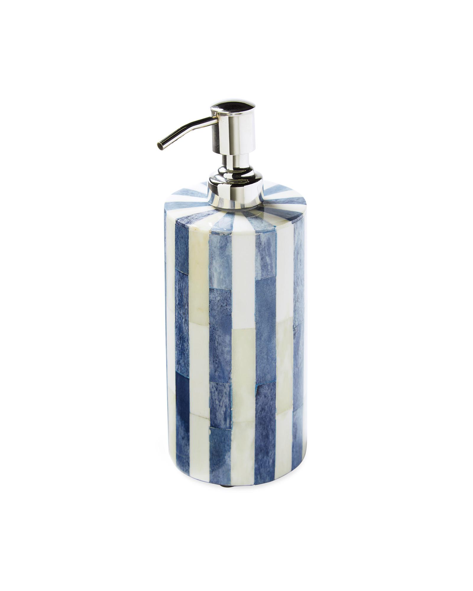 Bar Harbor Bone Inlay Soap Dispenser | Serena & Lily