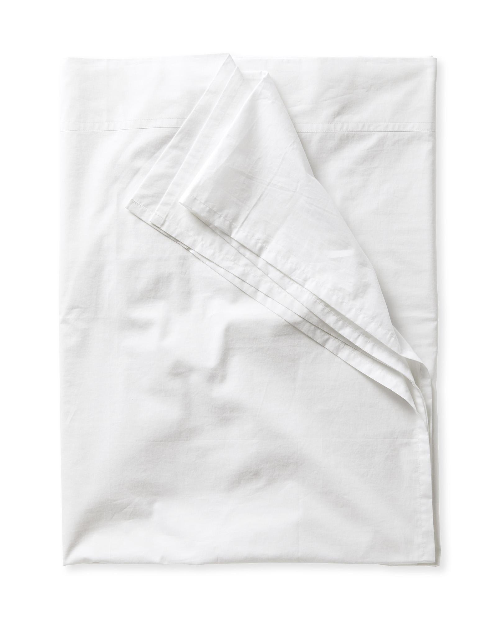 Essential Fitted Sheet, Sateen, Twin/Twin XL | Serena & Lily