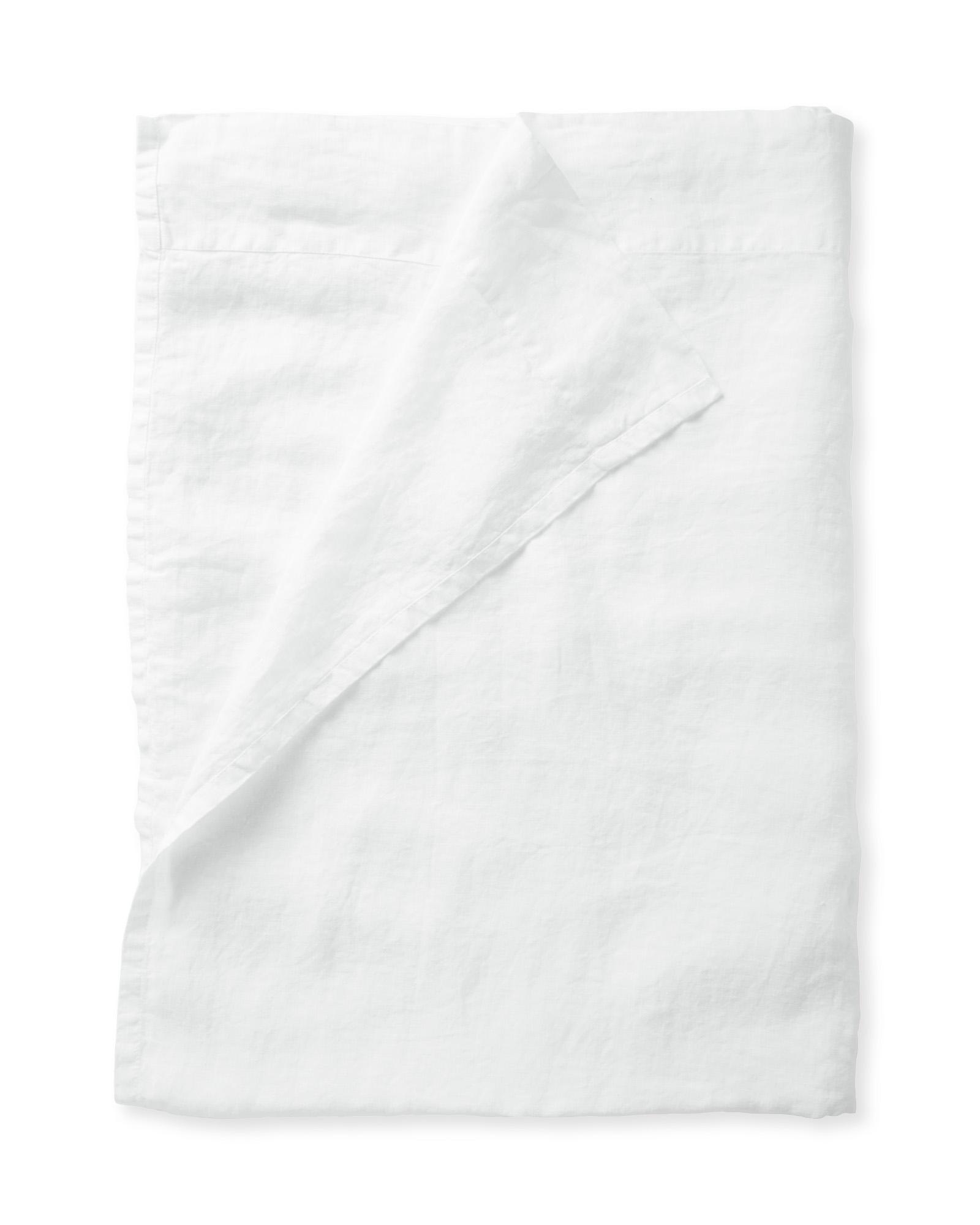 Essential Linen Flat Sheet Serena and Lily
