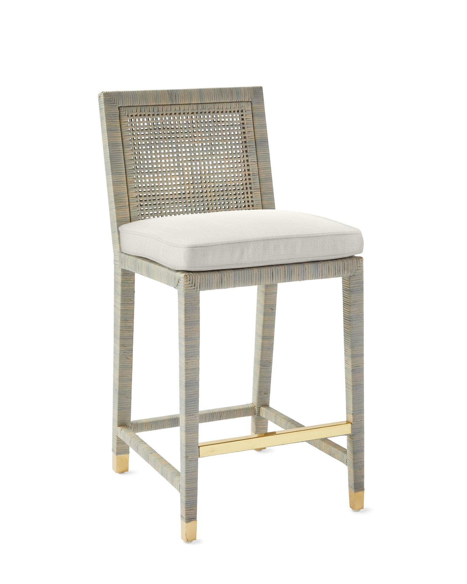 Counter stool with online cushion