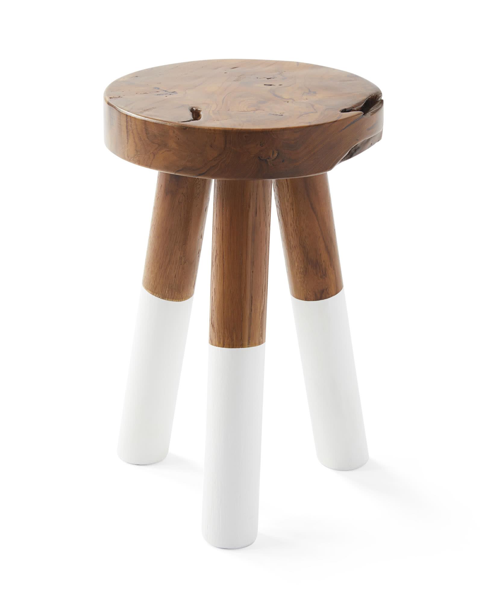 Small on sale white stool