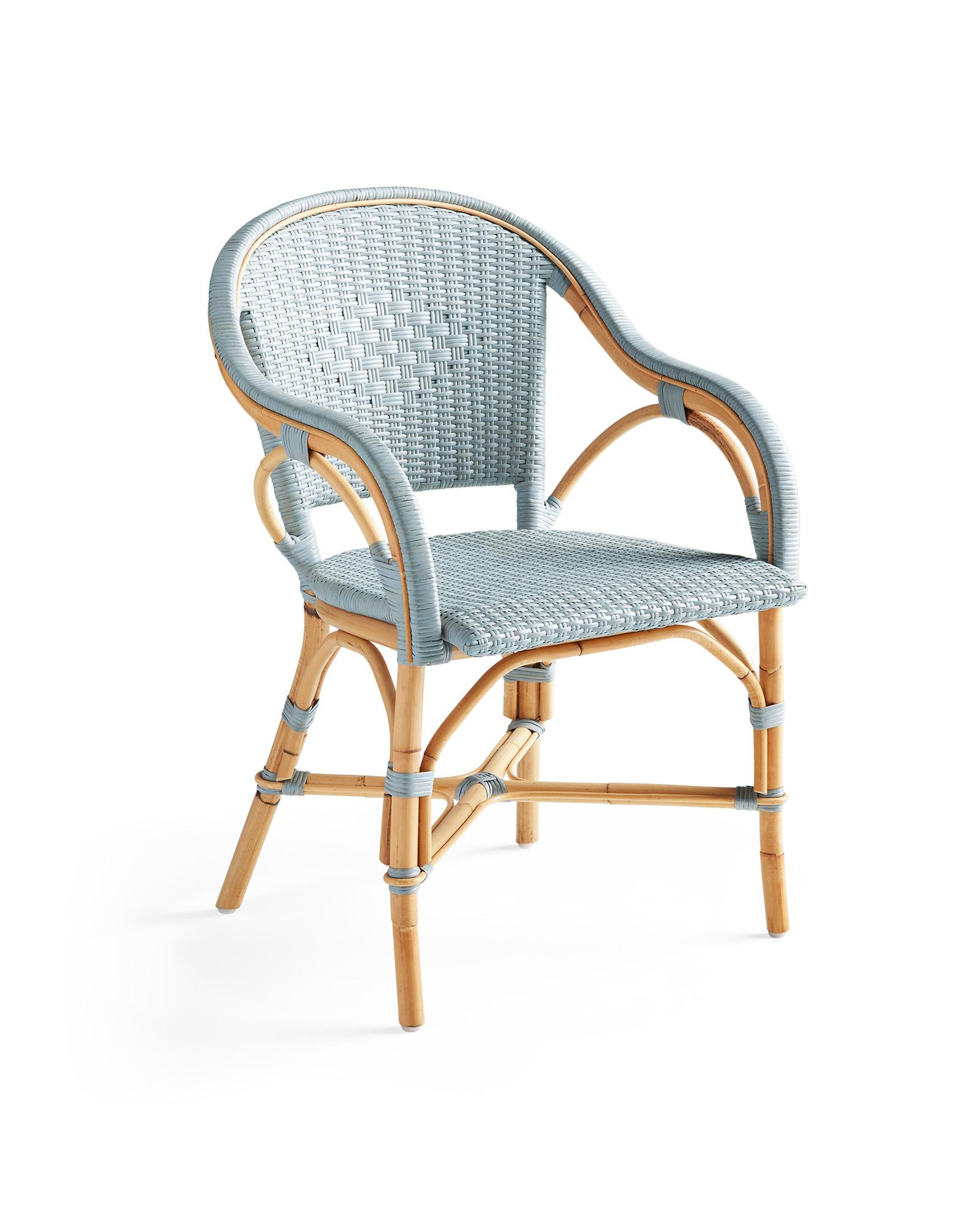 Lily rattan arm discount chair