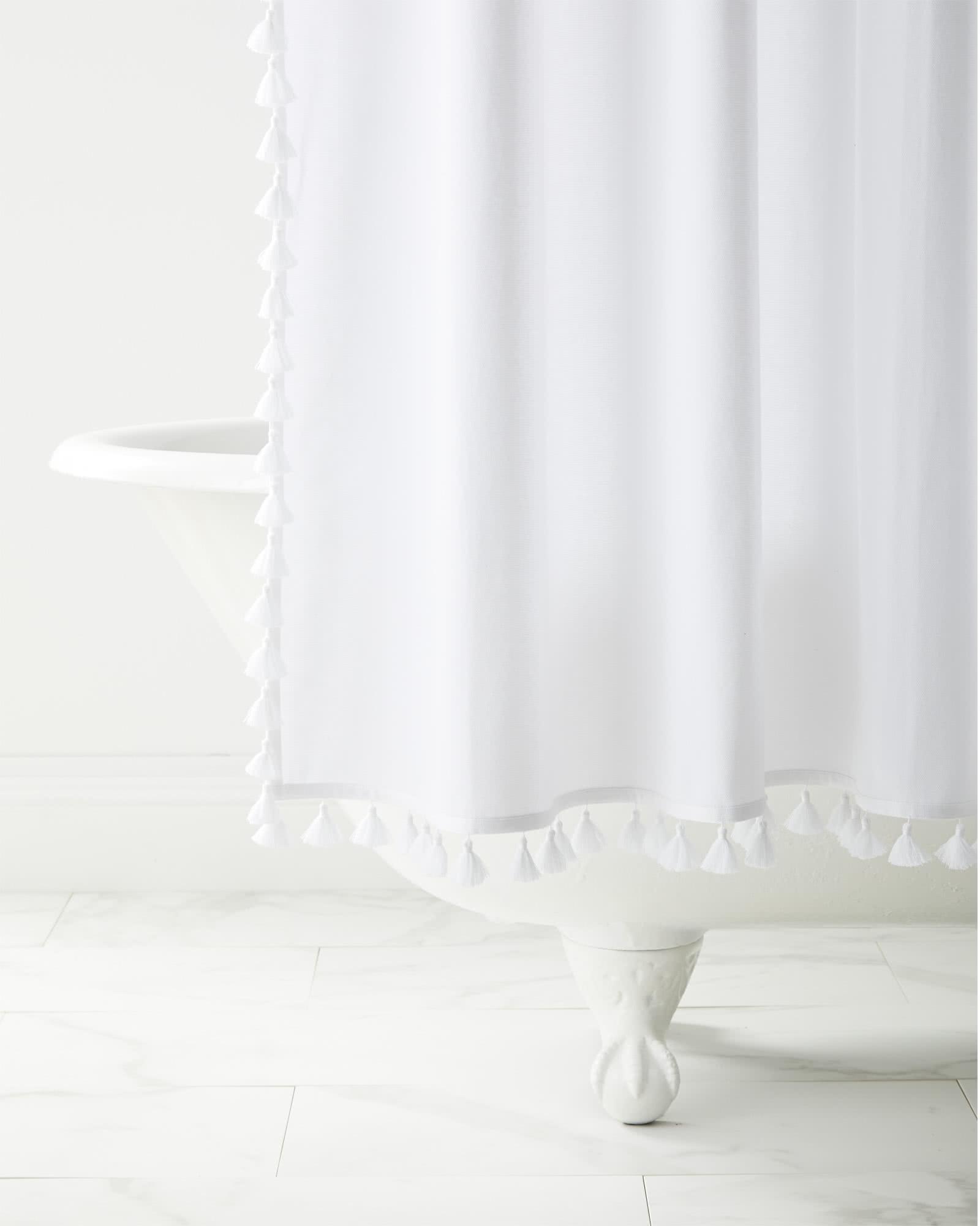 French Tassel Shower Curtain