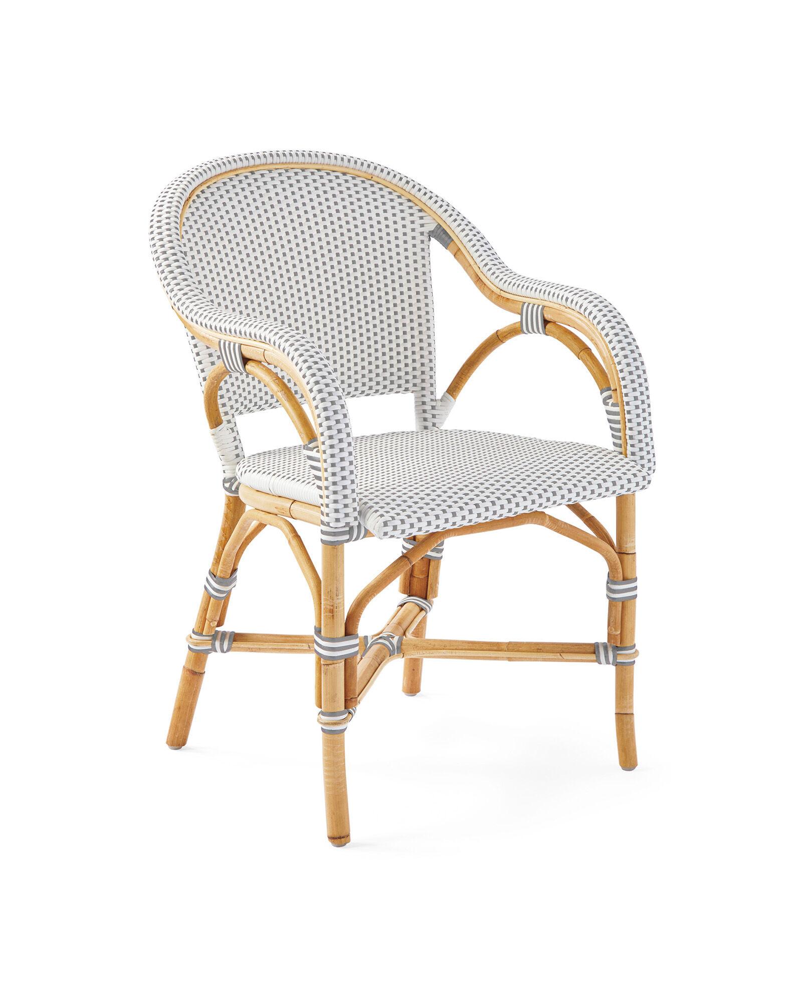 Riviera Rattan Dining Chair Serena and Lily