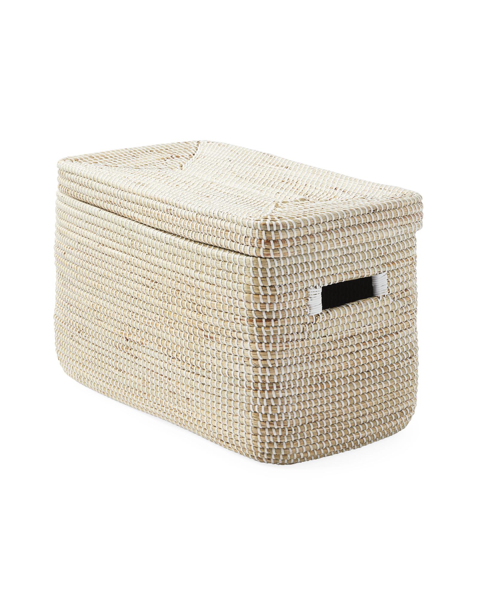 La Jolla Rattan Rectangular Tissue Box Cover