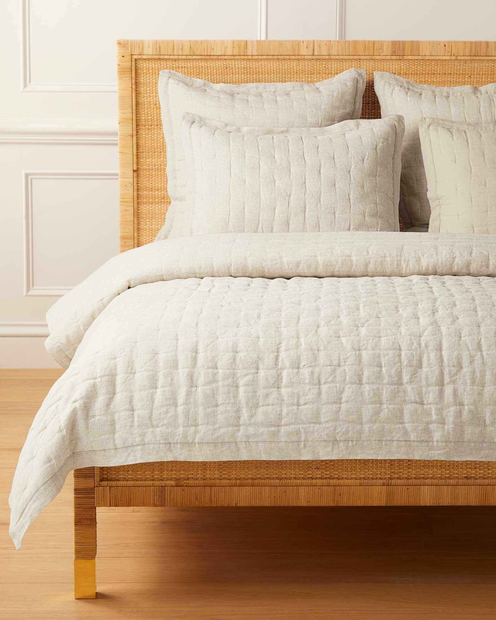 Sutter Linen Quilt - Serena & Lily