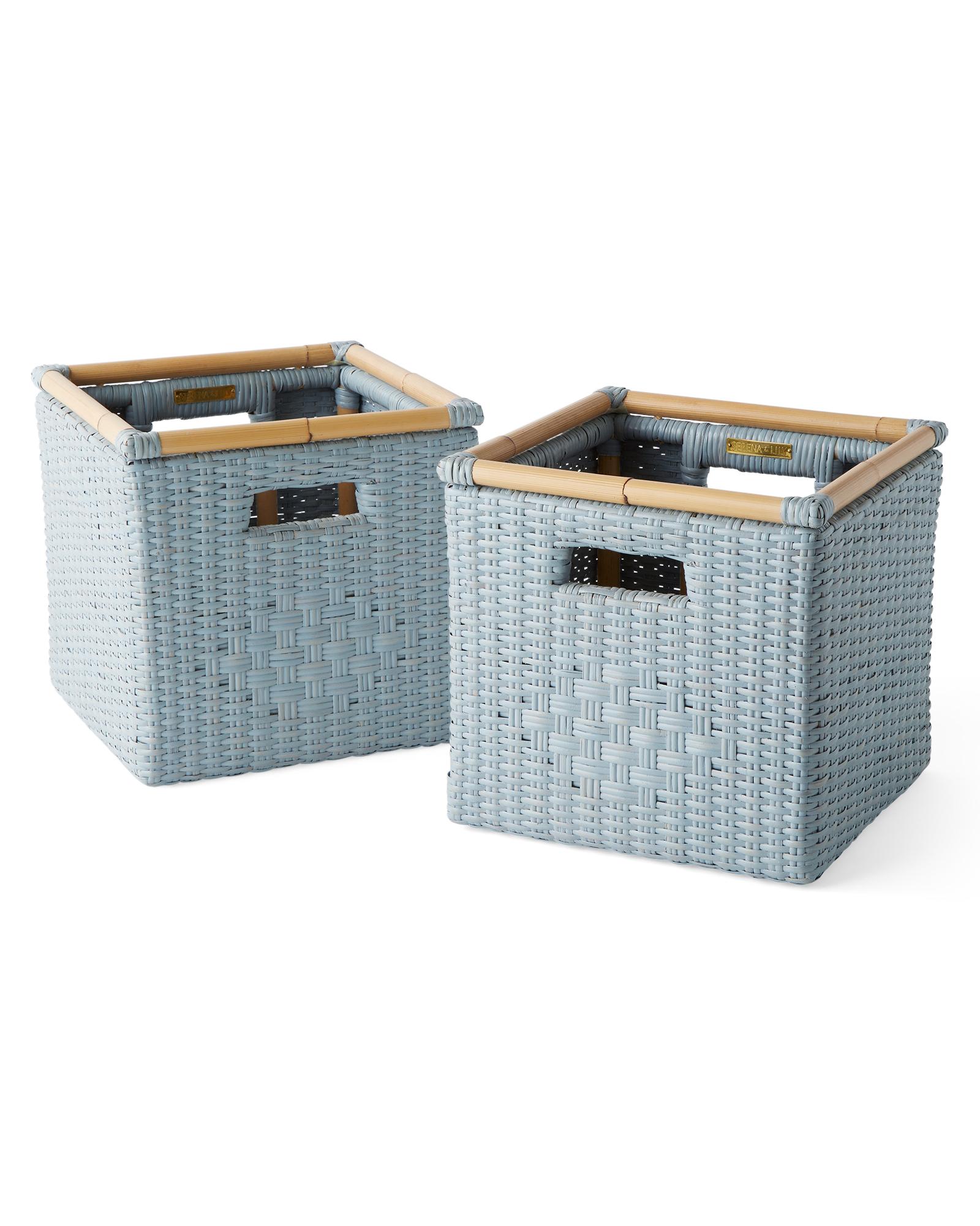 Sunwashed Riviera Bin | Serena and Lily