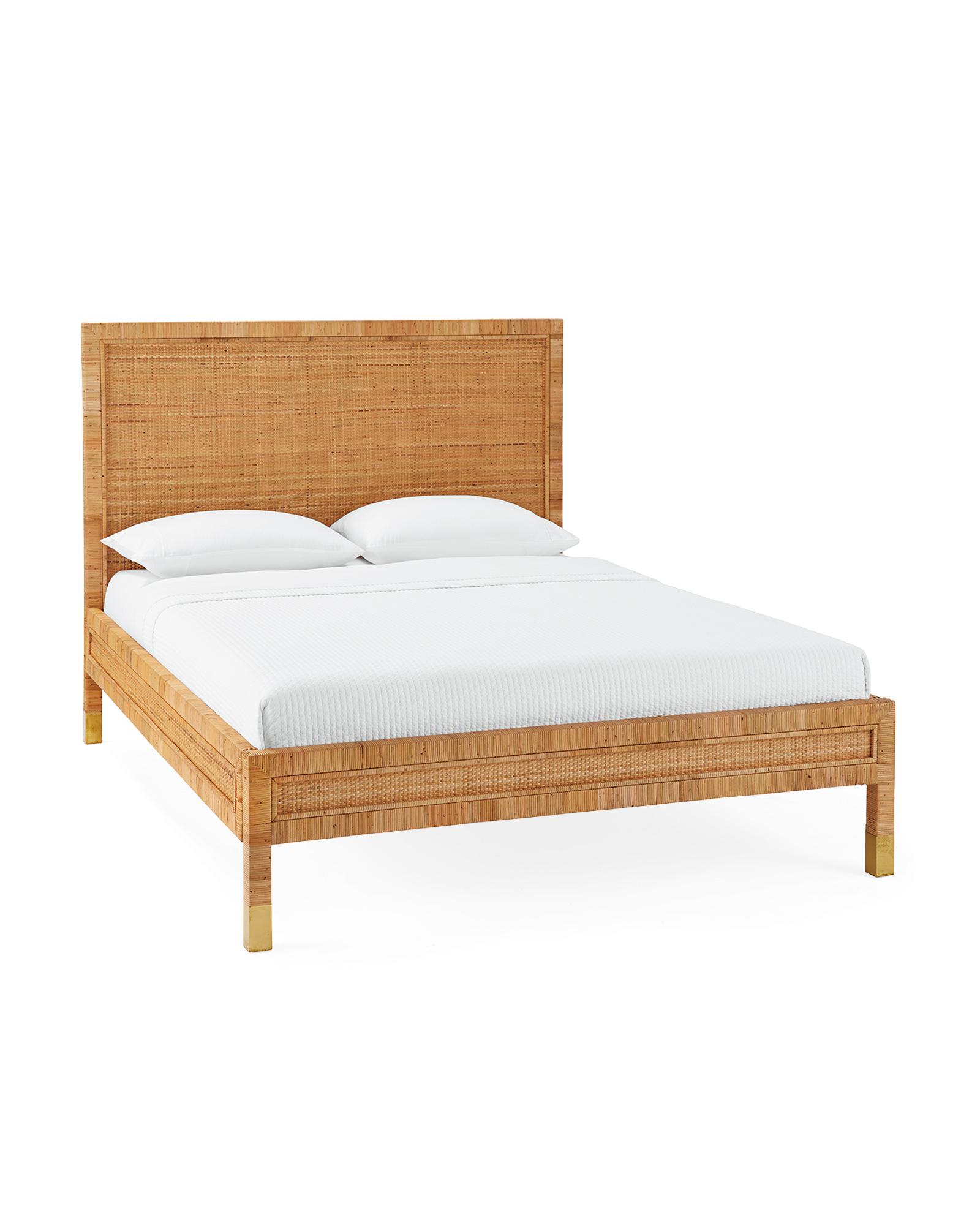 Rattan best sale bed garden