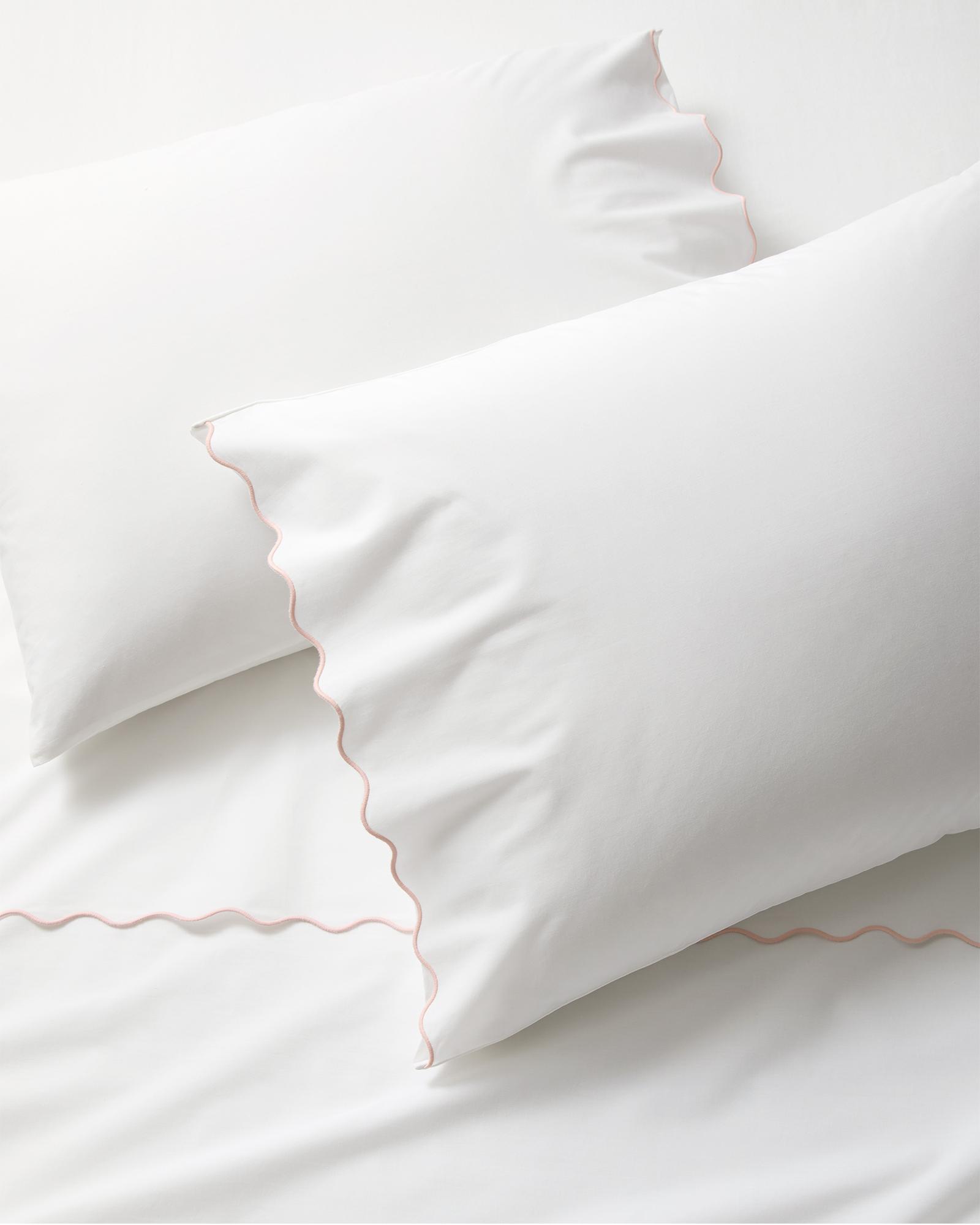 Jupe De Lit Serena & Lily Wave, Taille Full, Rouge Homard, Percale Portugal