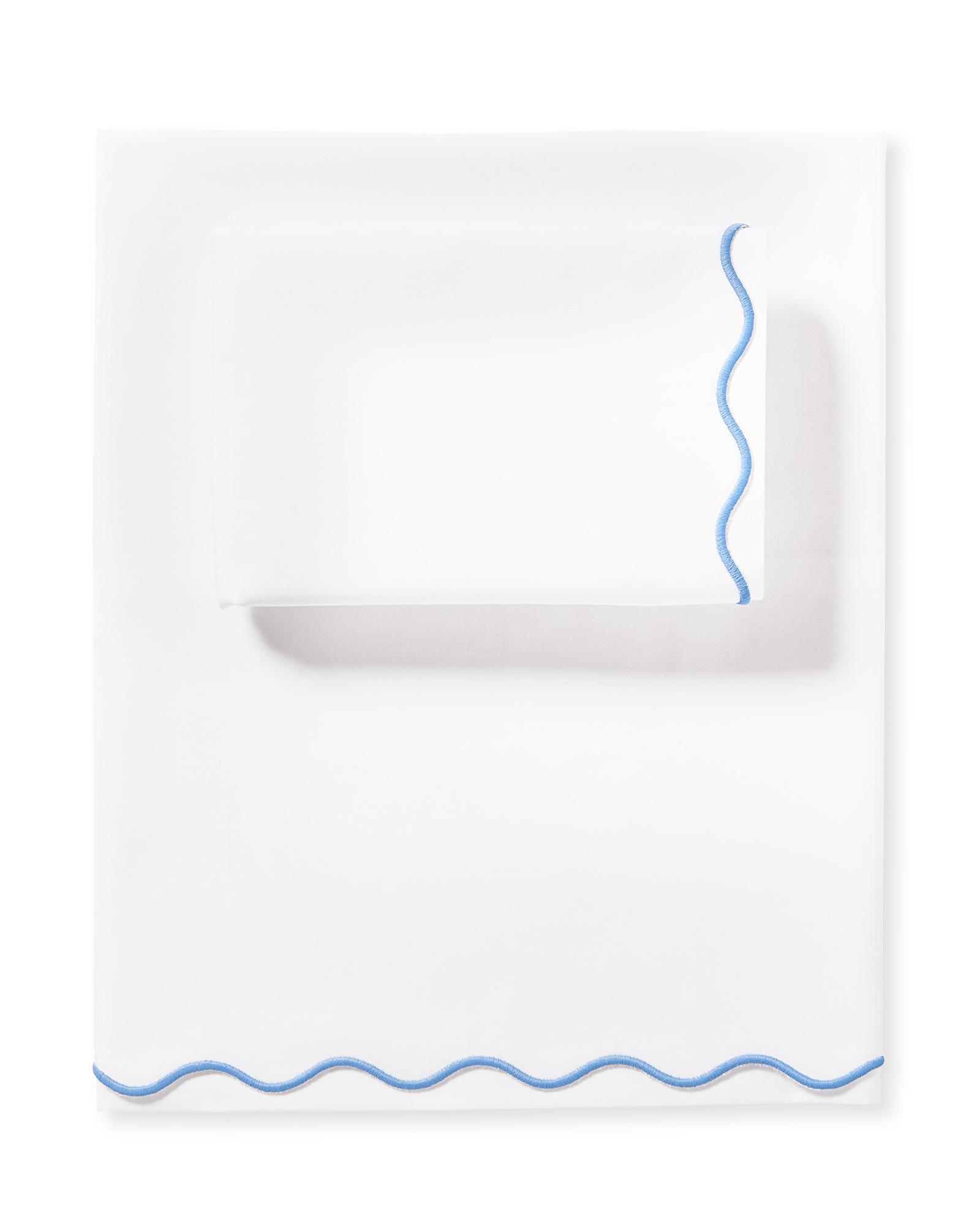 Wave Percale Sheet Set