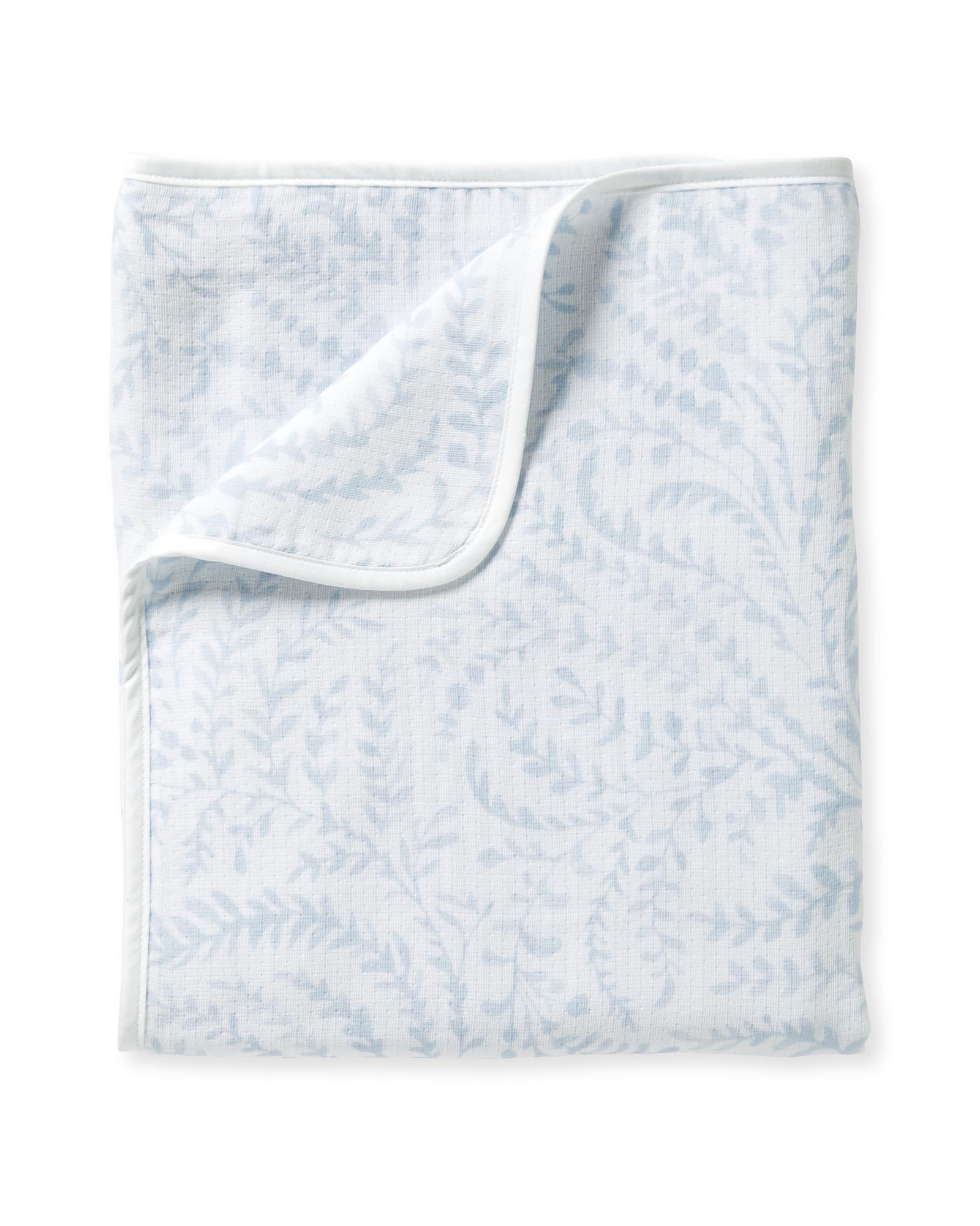 Blue muslin online blanket