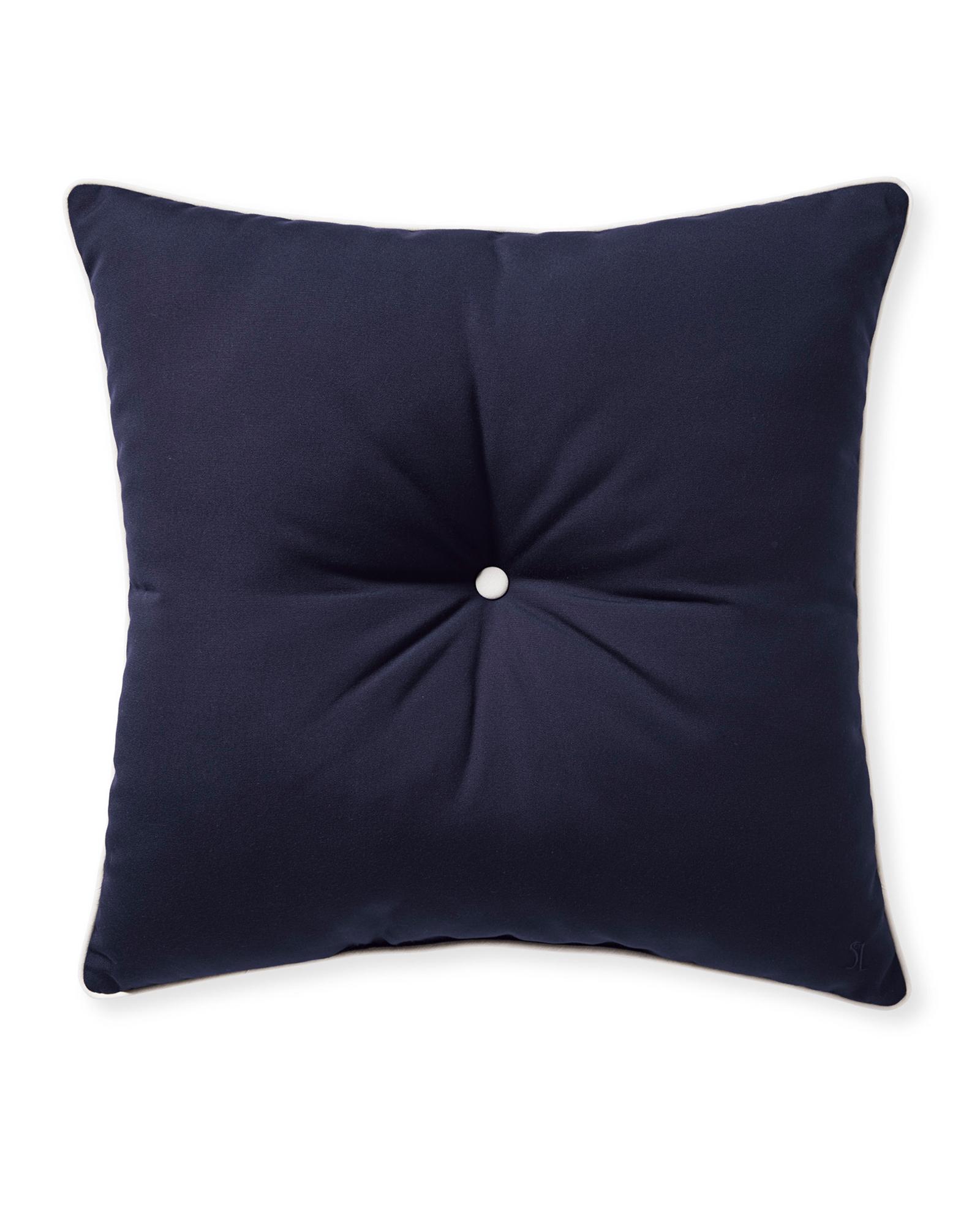 NEW outlet Serena & Lily Sunbrella® Lido Pillow (20” SQ)-Navy