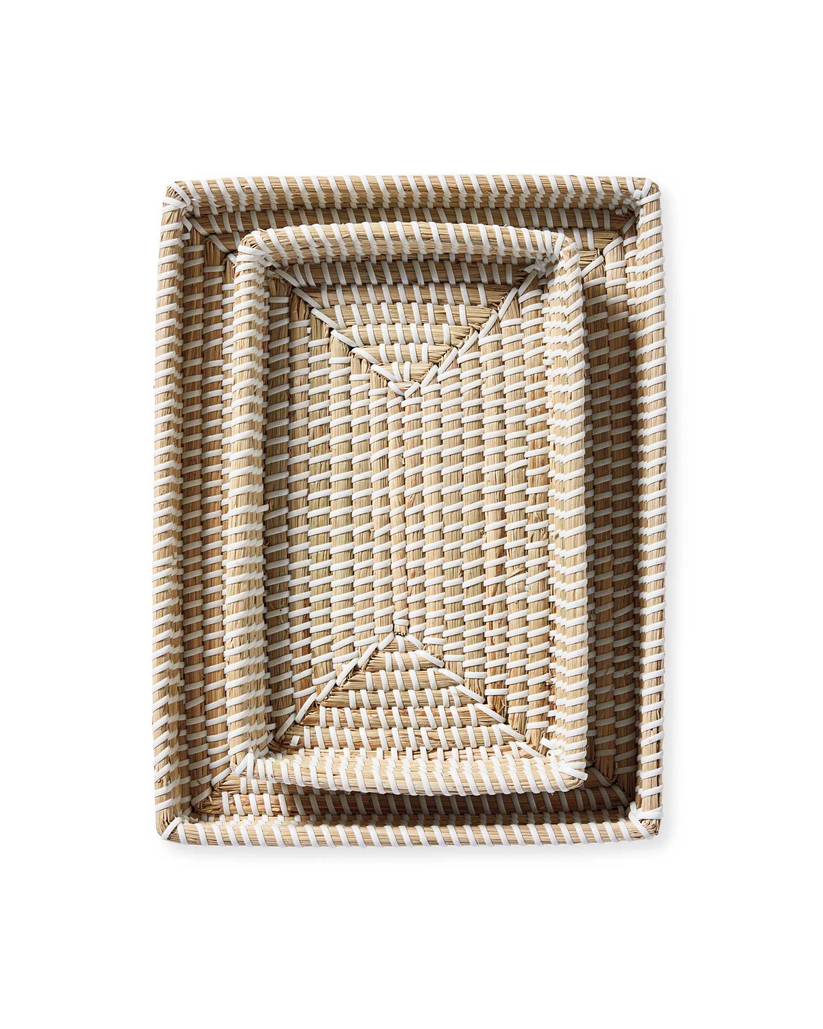 La Jolla Rattan Rectangular Tissue Box Cover