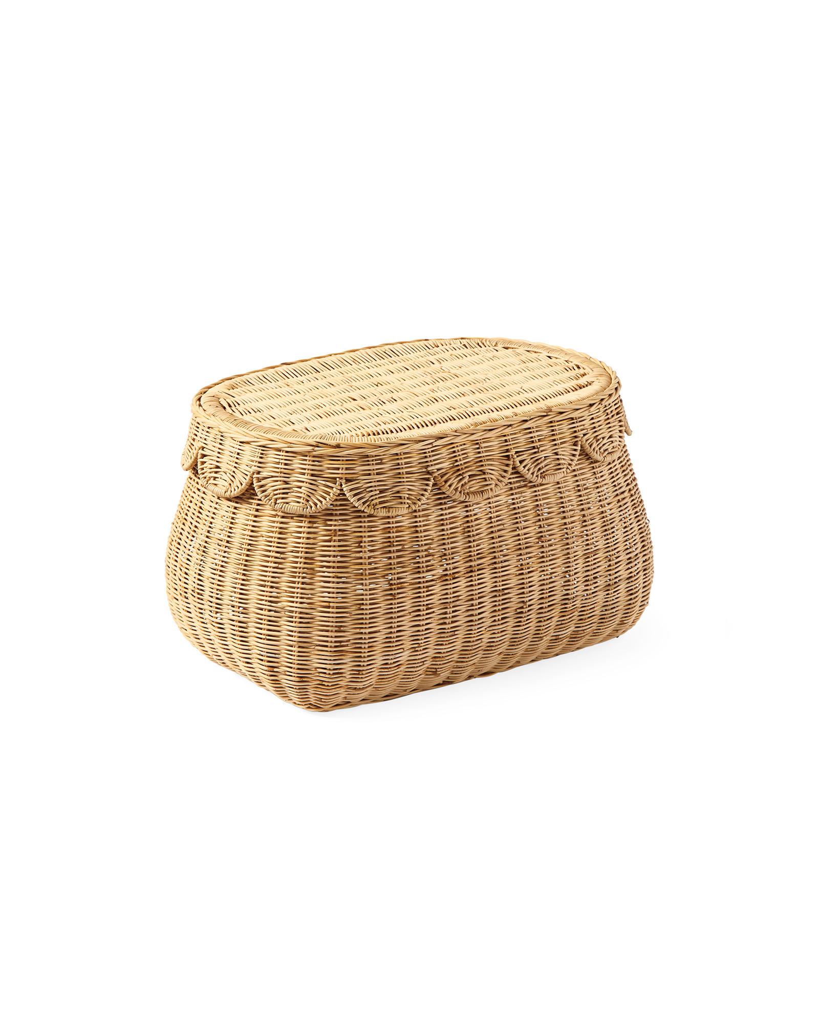 Handwoven Lidded Basket Small