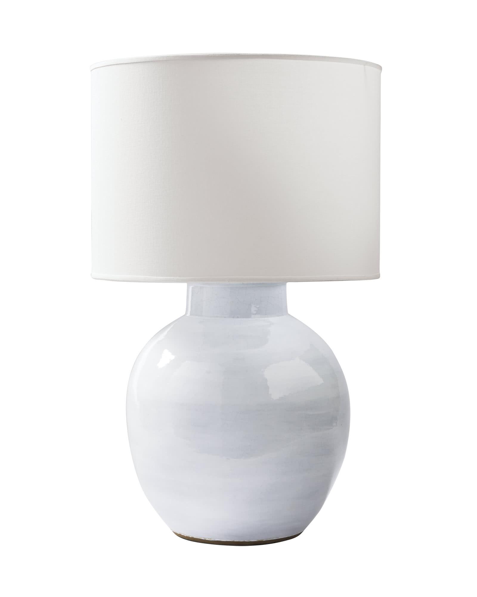 White table lamp deals base