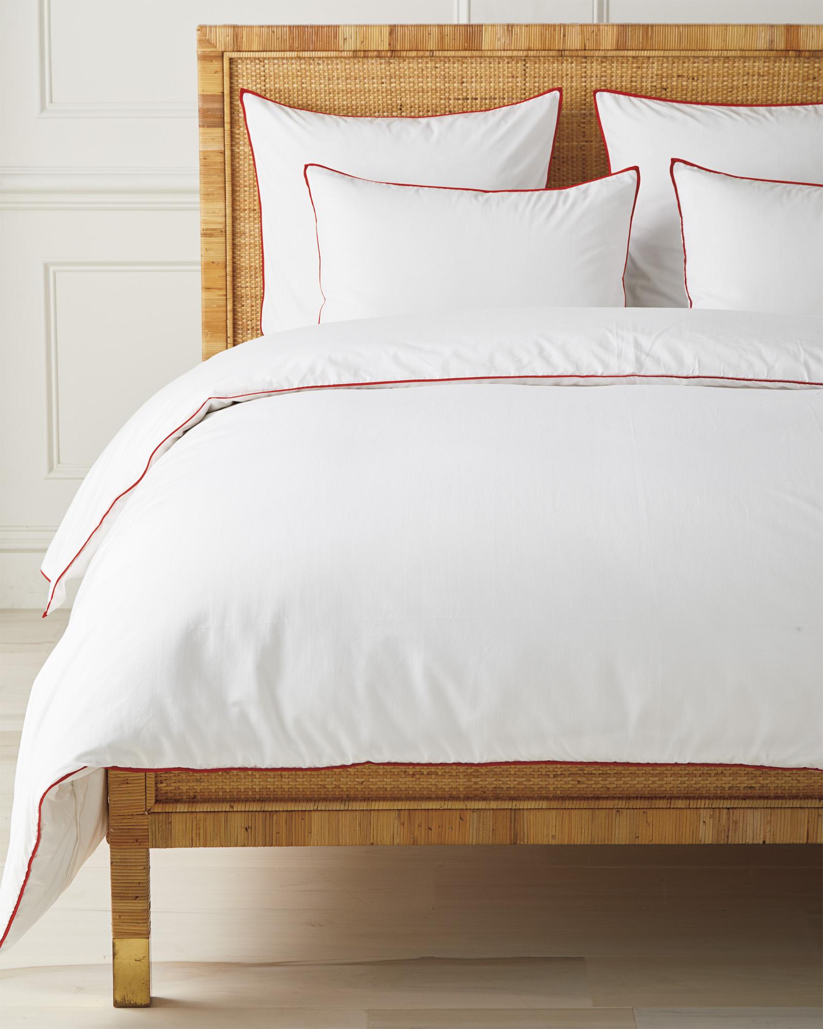 Beach Club Percale Duvet Cover | Serena and Lily