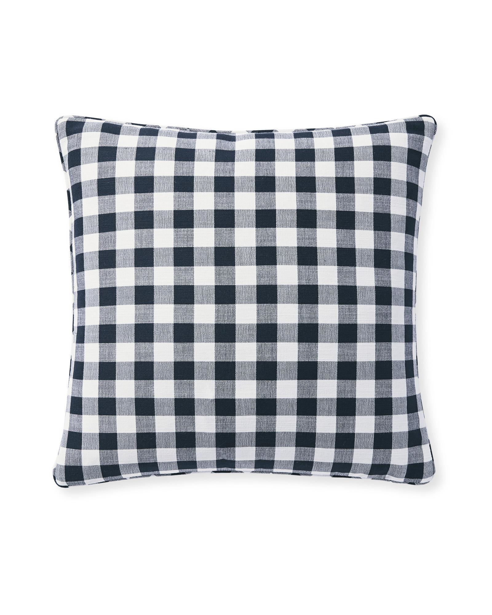 Perennials Classic Gingham Pillow Cover Serena and Lily