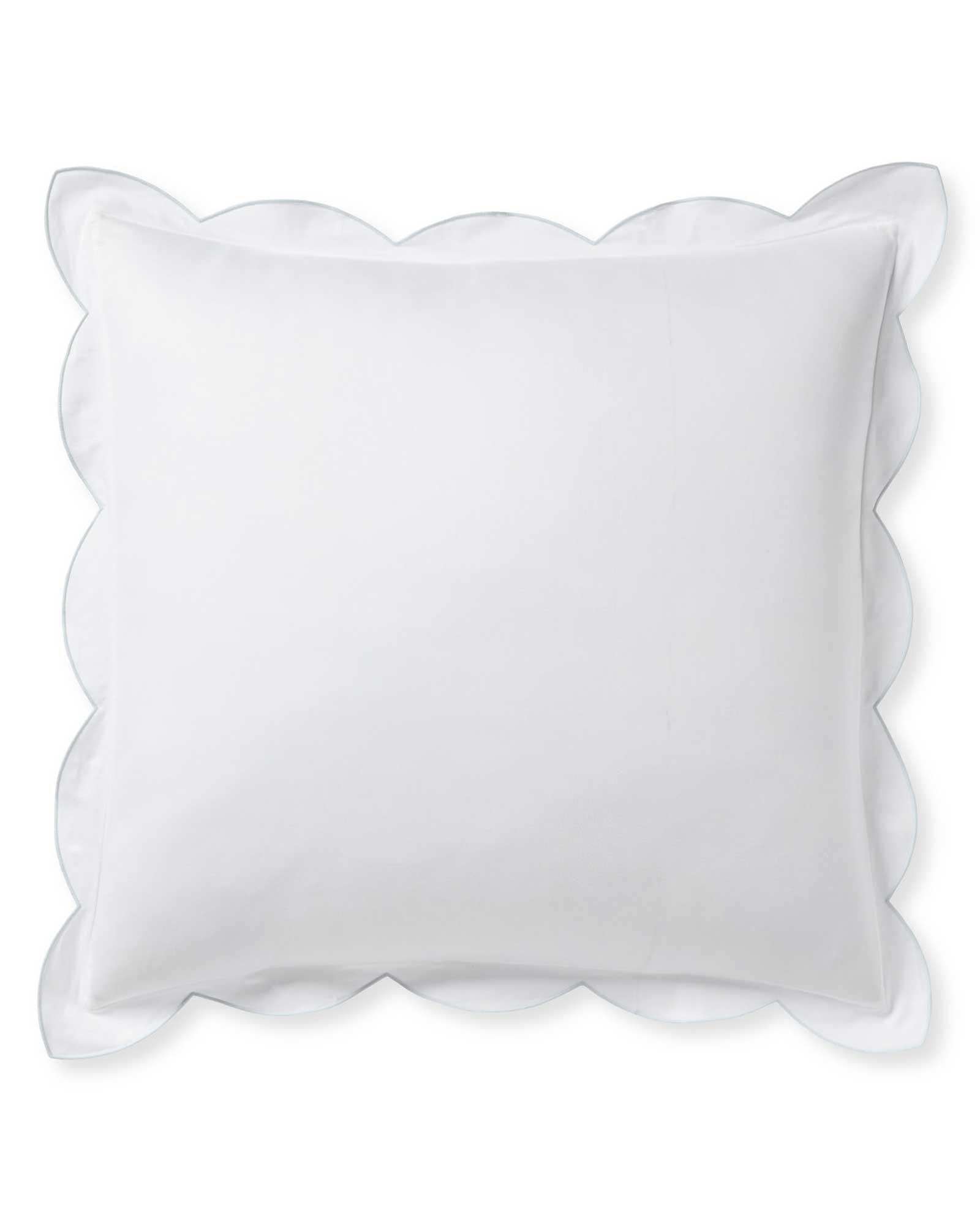 Scallop Sateen Sham Serena and Lily