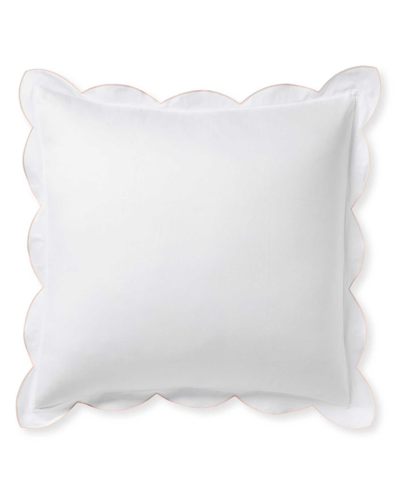 Scallop Sateen Sham Serena and Lily