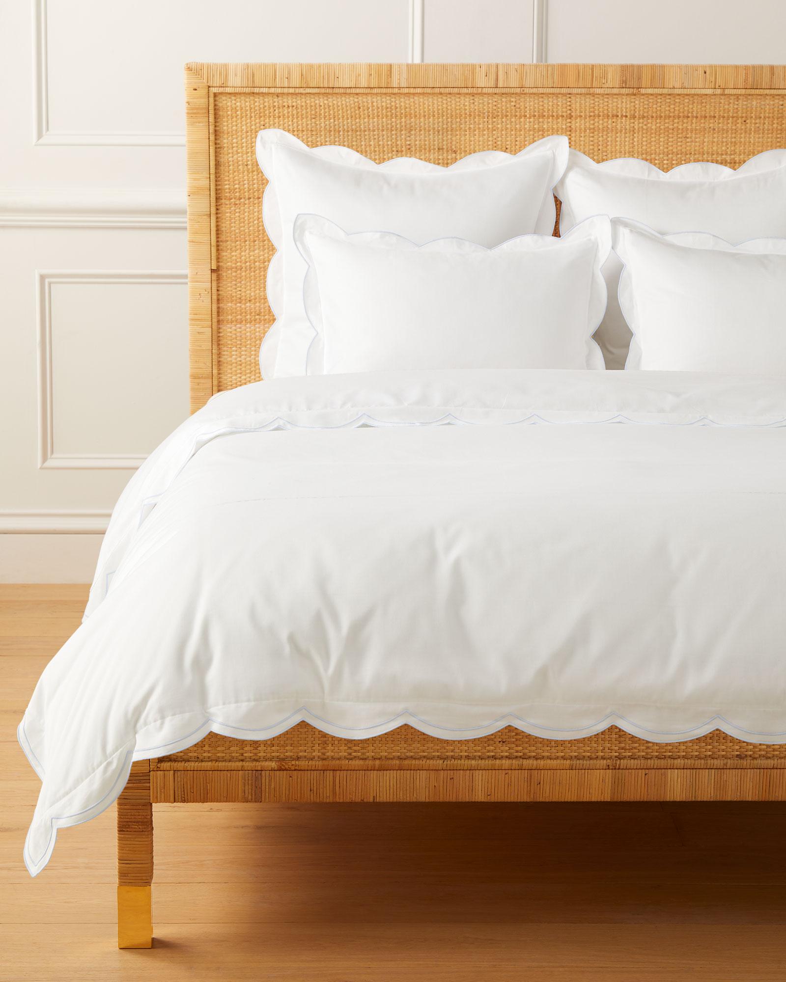 Scallop Sateen Duvet Cover