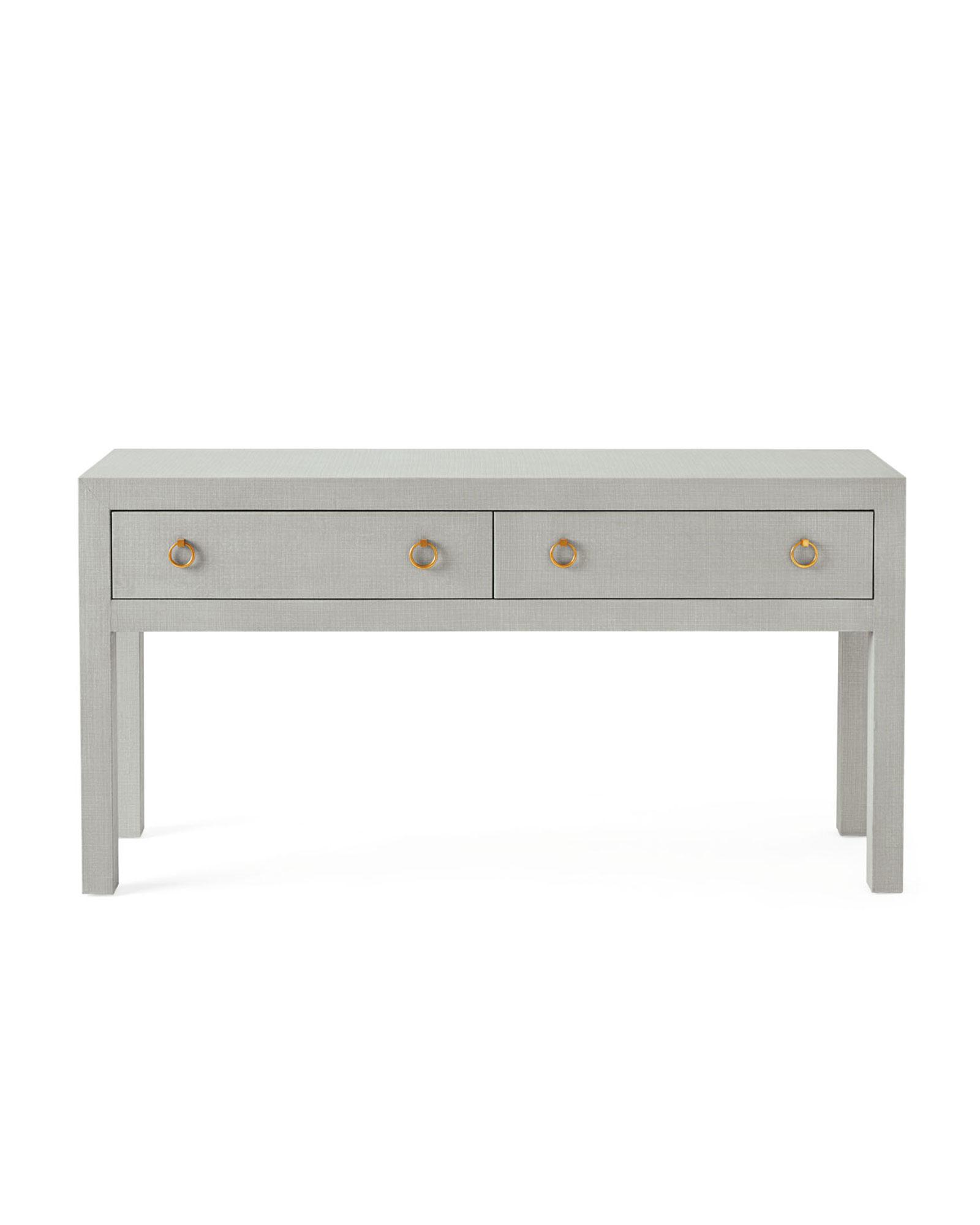 Driftway Console - Dove | Serena and Lily