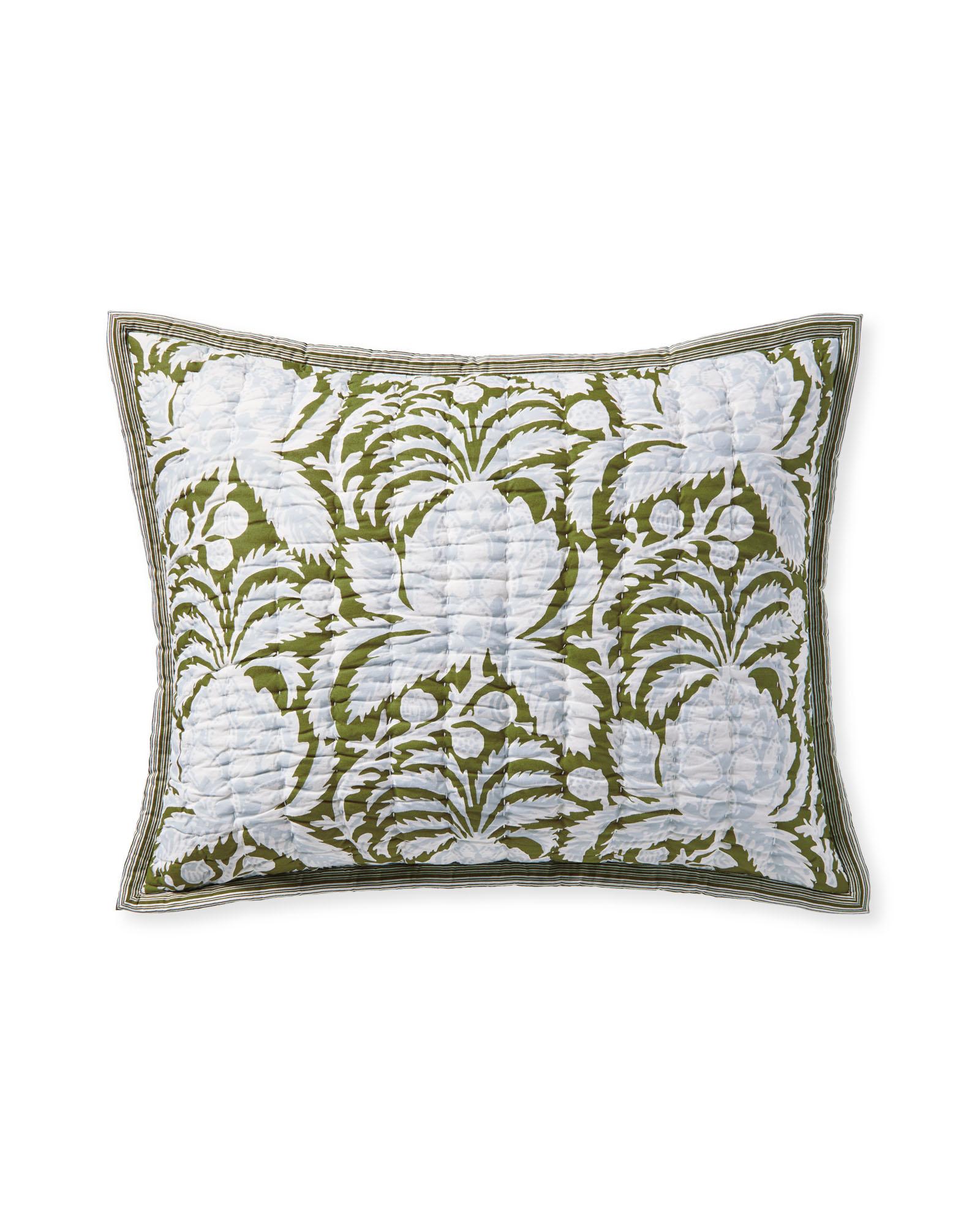 Artichoke Quilted Sham Serena and Lily
