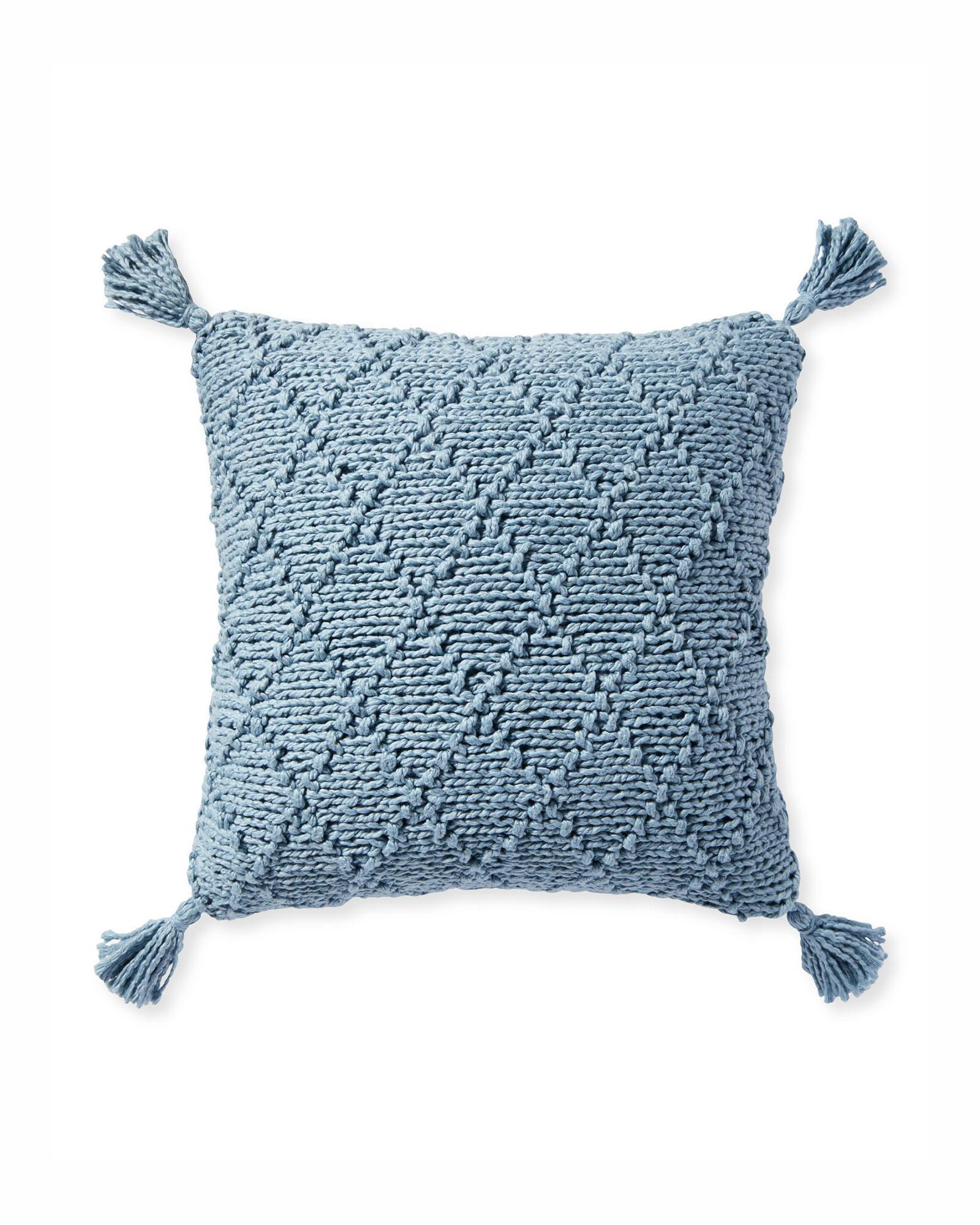 Fisherman's Knit Pillow Cover Serena and Lily