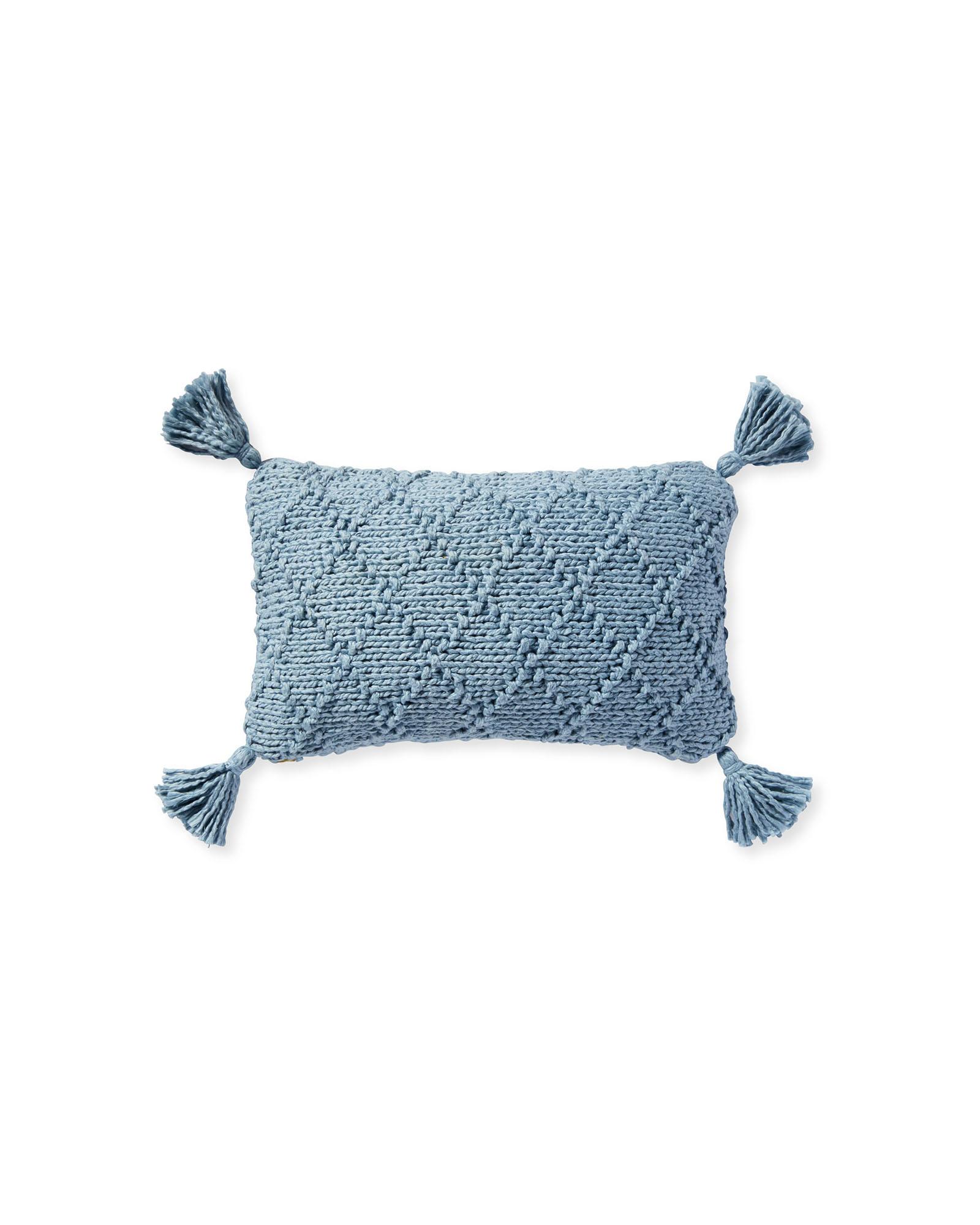 Fisherman's Knit Pillow Cover Serena and Lily