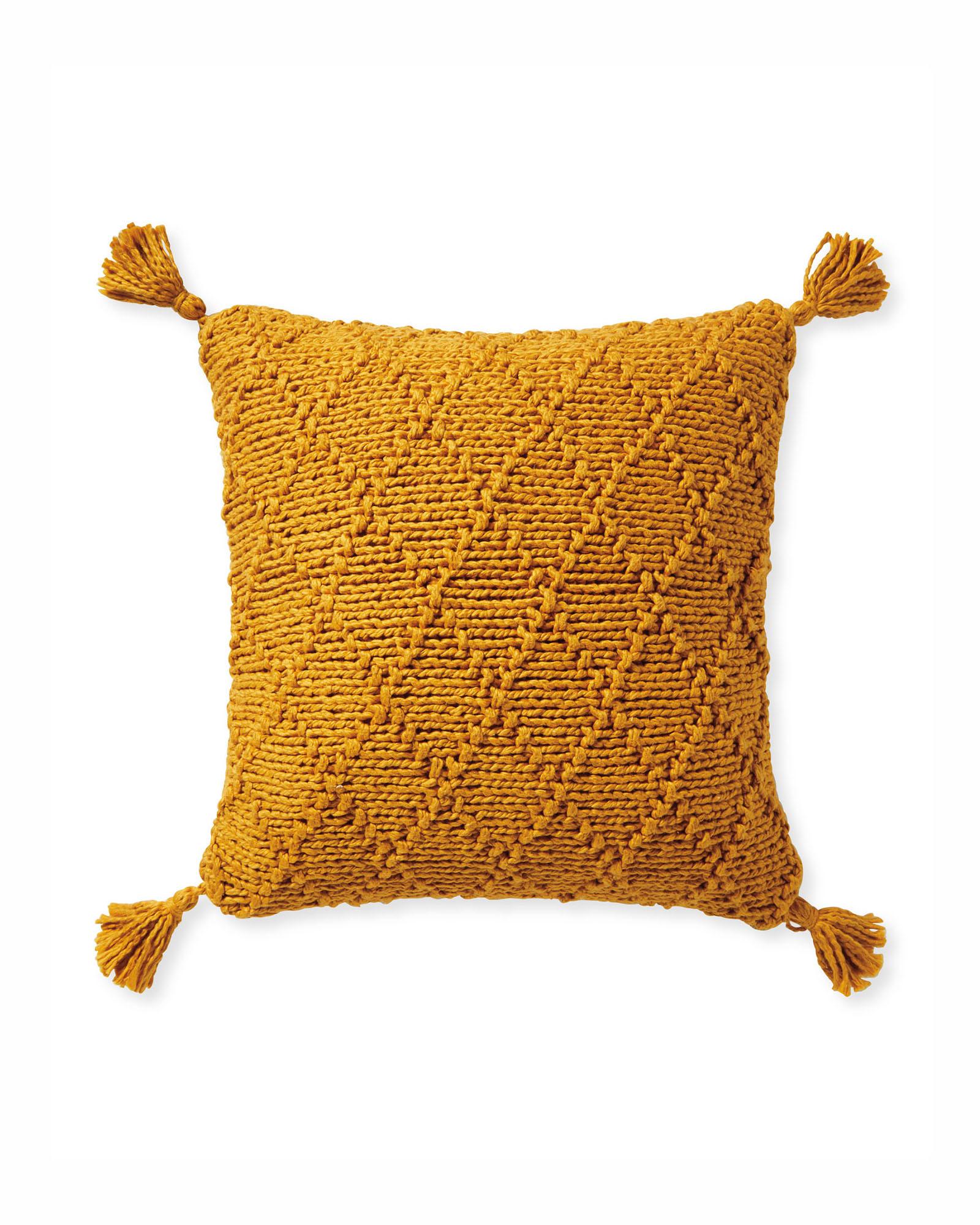 Fisherman's Knit Pillow Cover Serena and Lily