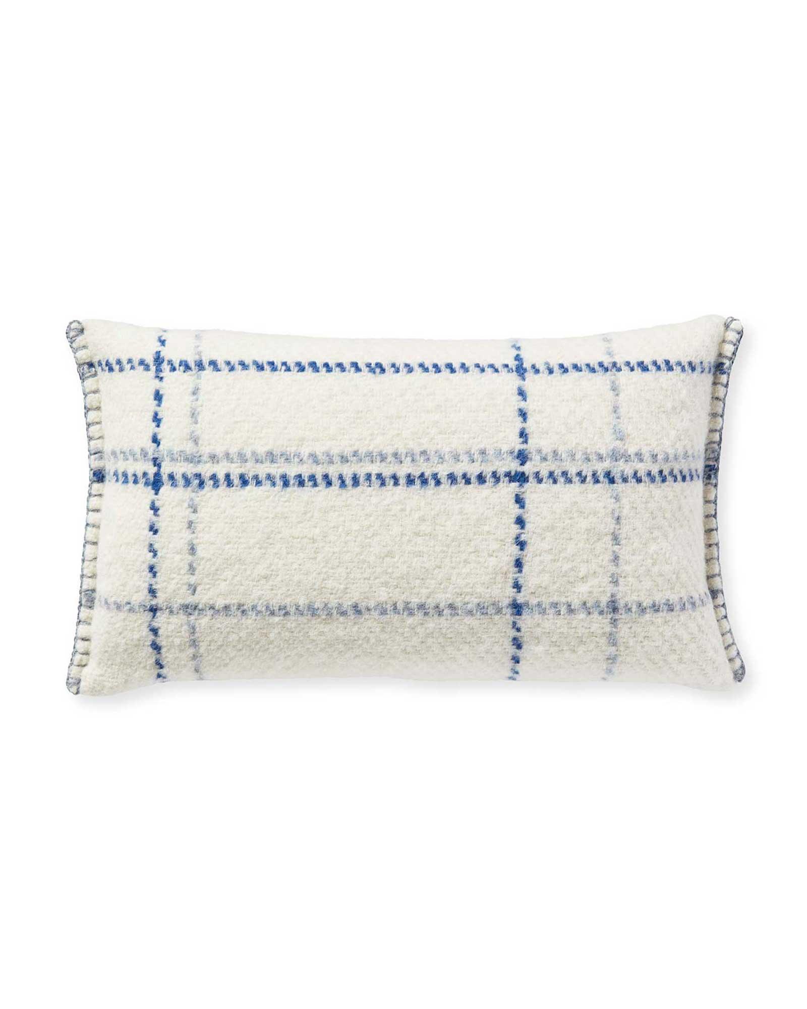 Blue plaid hotsell pillow covers