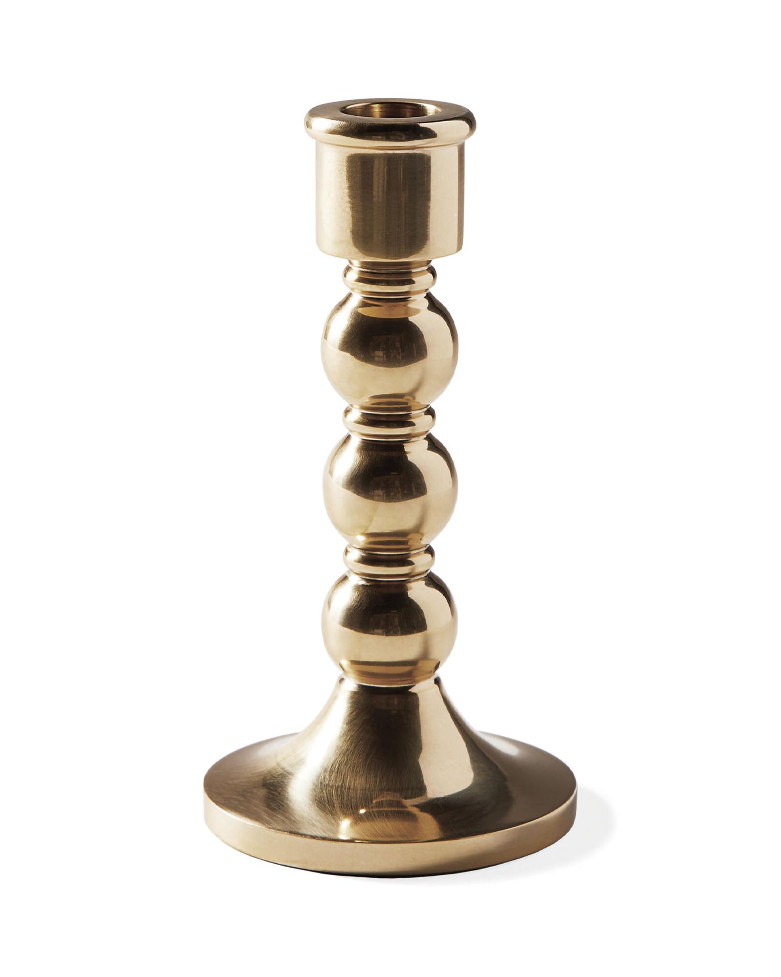 Bobbin Taper Candle Holder