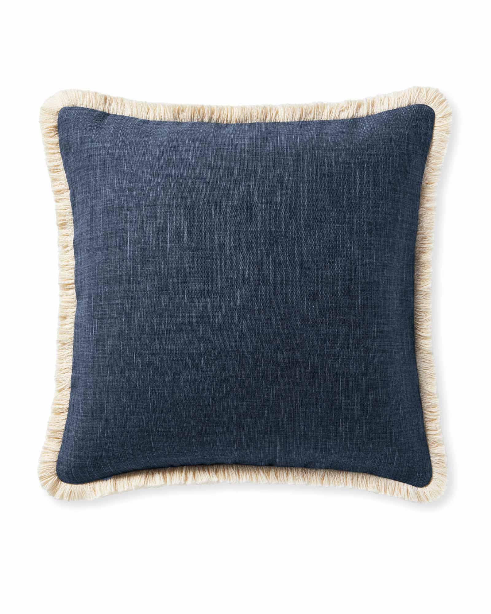 Bowden Pillow Cover in Coastal Blue, 20 Sq | Serena & Lily