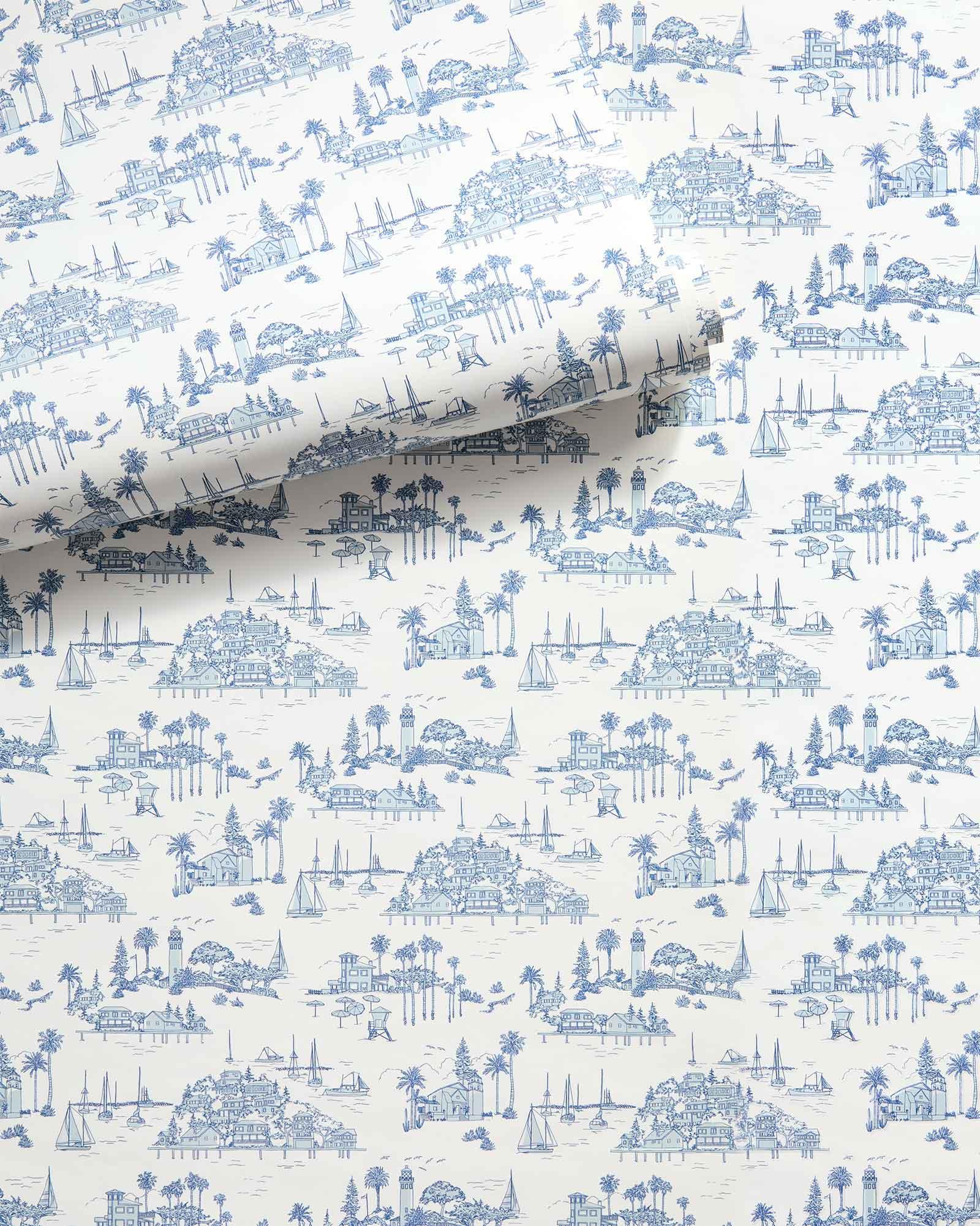 Seahaven Toile Wallpaper Serena and Lily