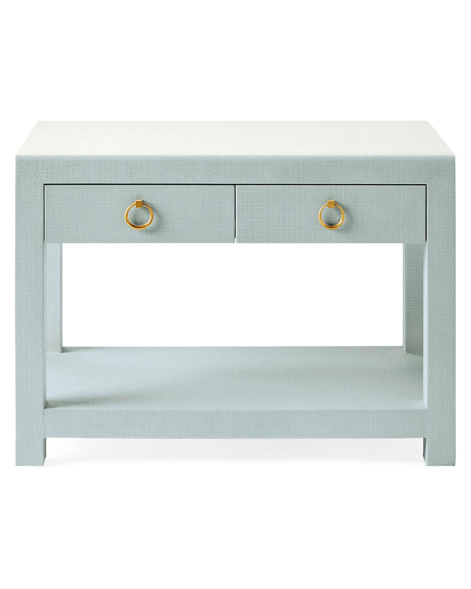 Wide deals white nightstand