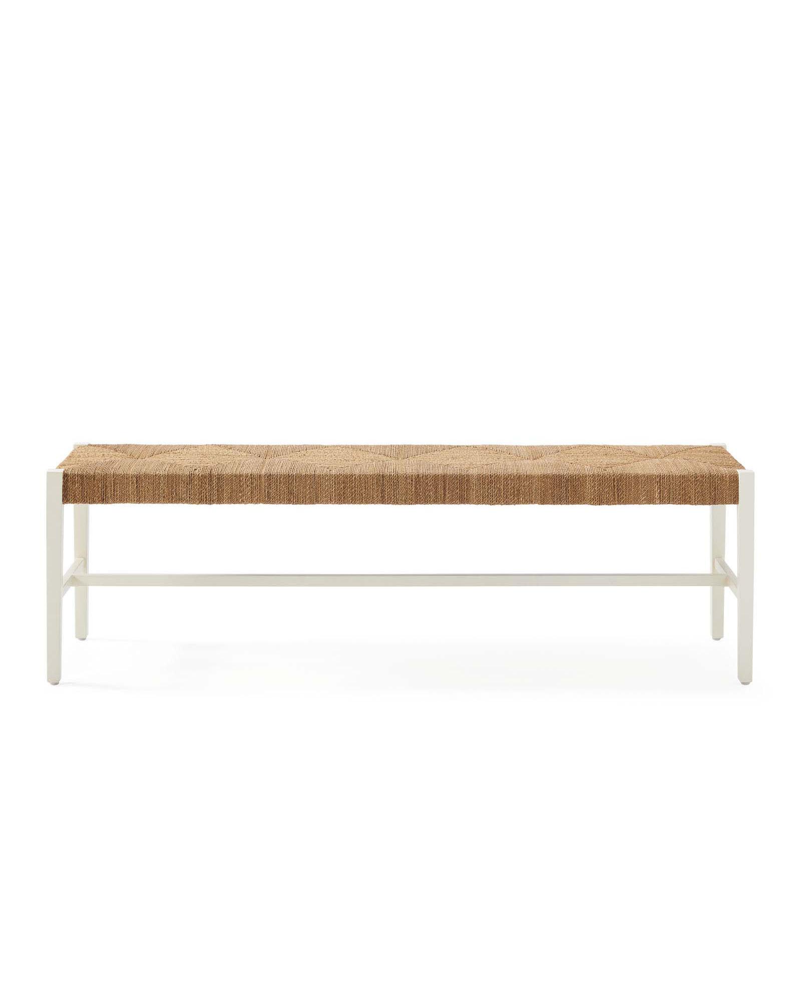 Rattan store backless bench