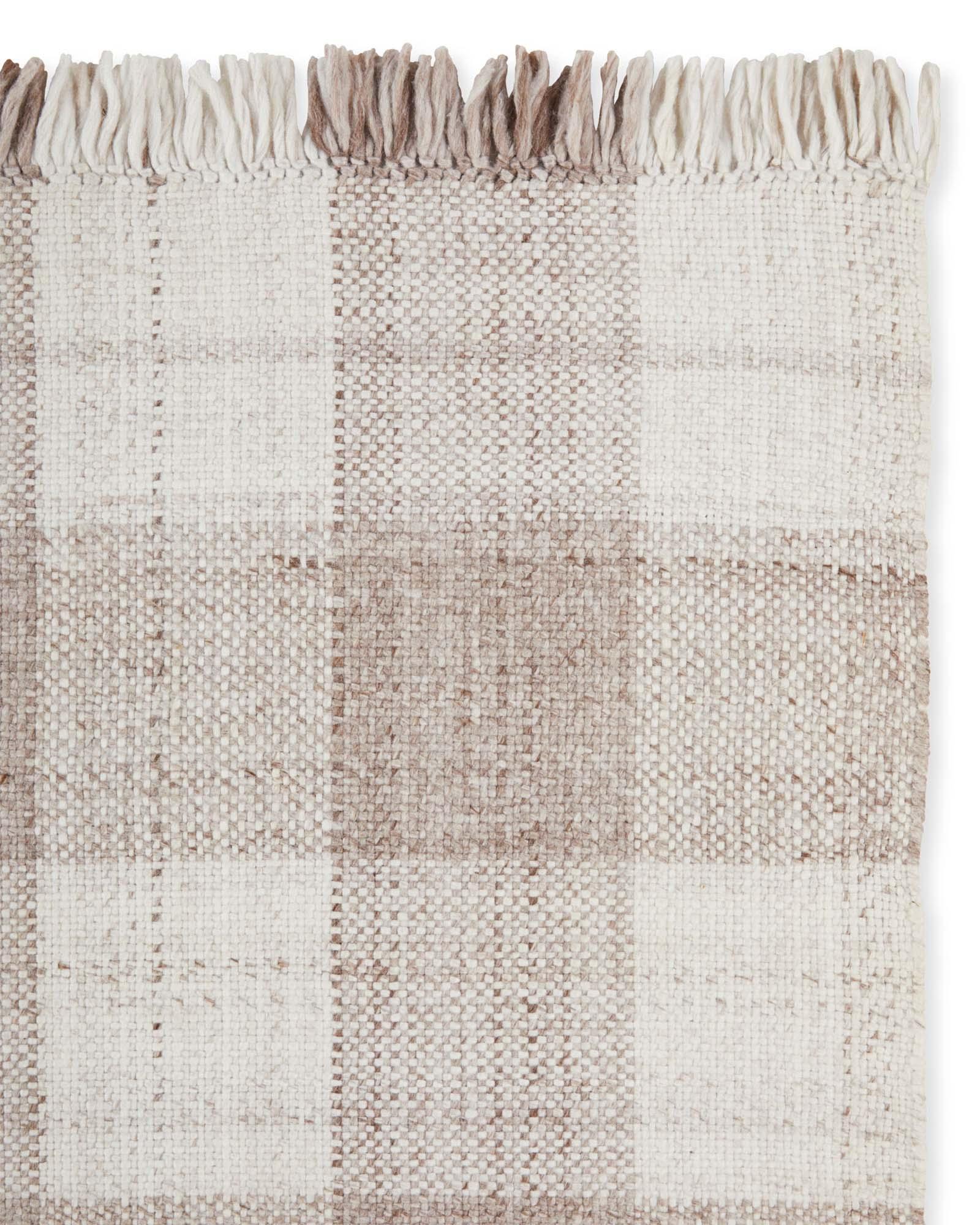 Gingham Rug Swatch | Serena and Lily