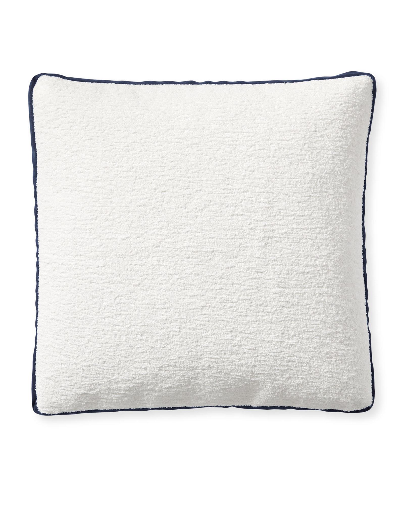 Sunbrella Canvas White Indoor/Outdoor Pillow Cover with Pillow Insert –  FoamRush