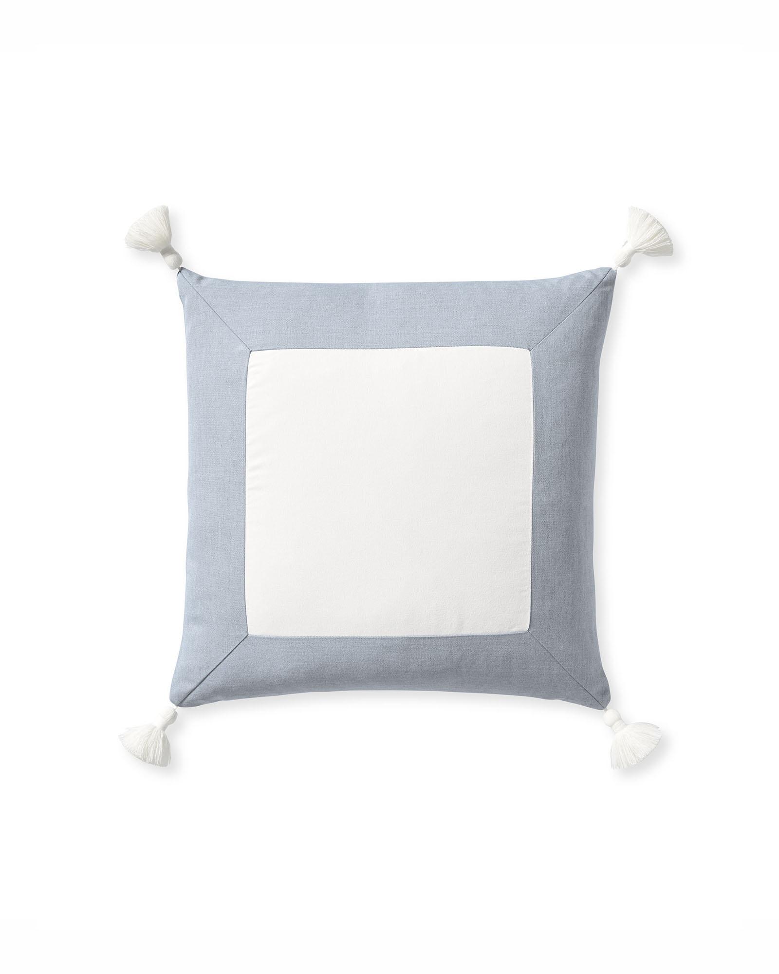 Sunbrella®️ Border Frame Pillow Cover Serena and Lily