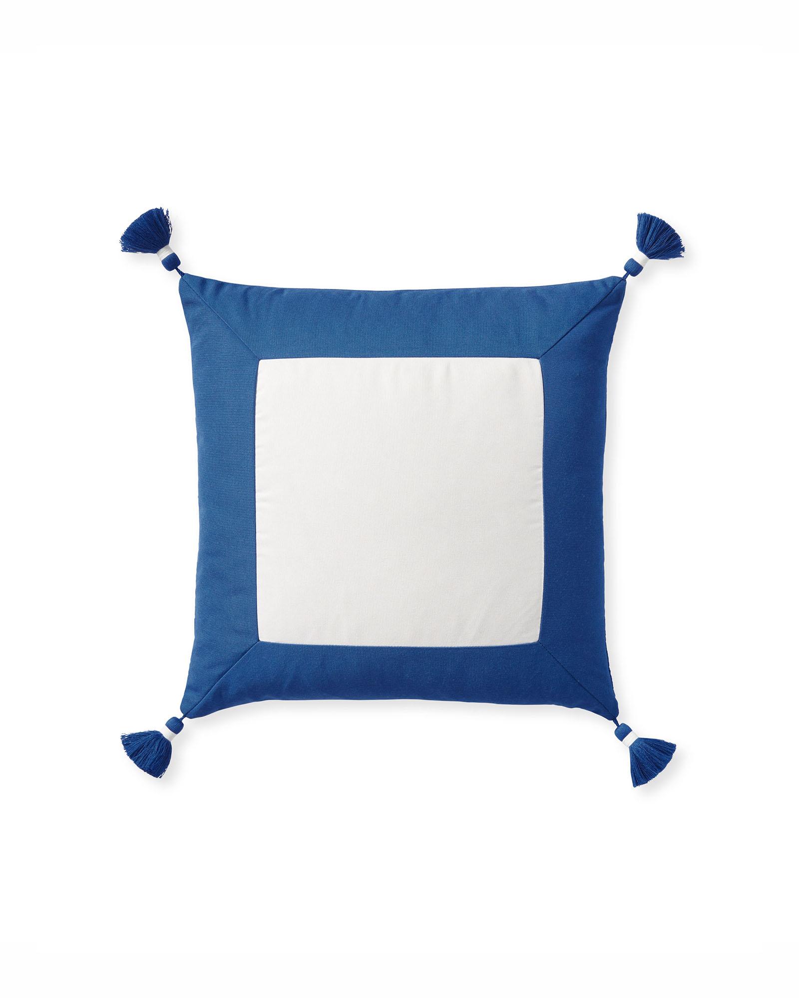 Sunbrella®️ Border Frame Pillow Cover Serena and Lily