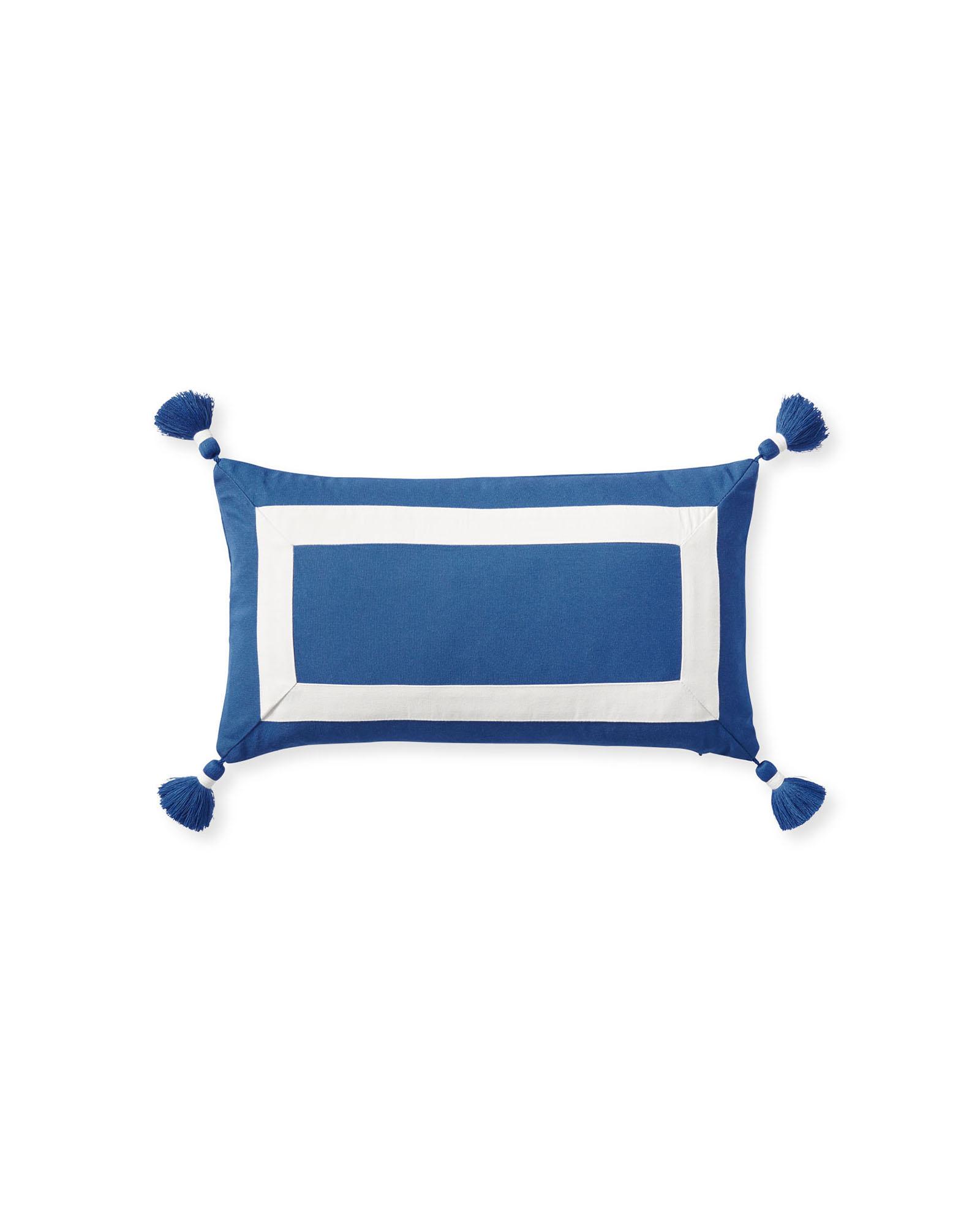 Sunbrella®️ Border Frame Pillow Cover Serena and Lily